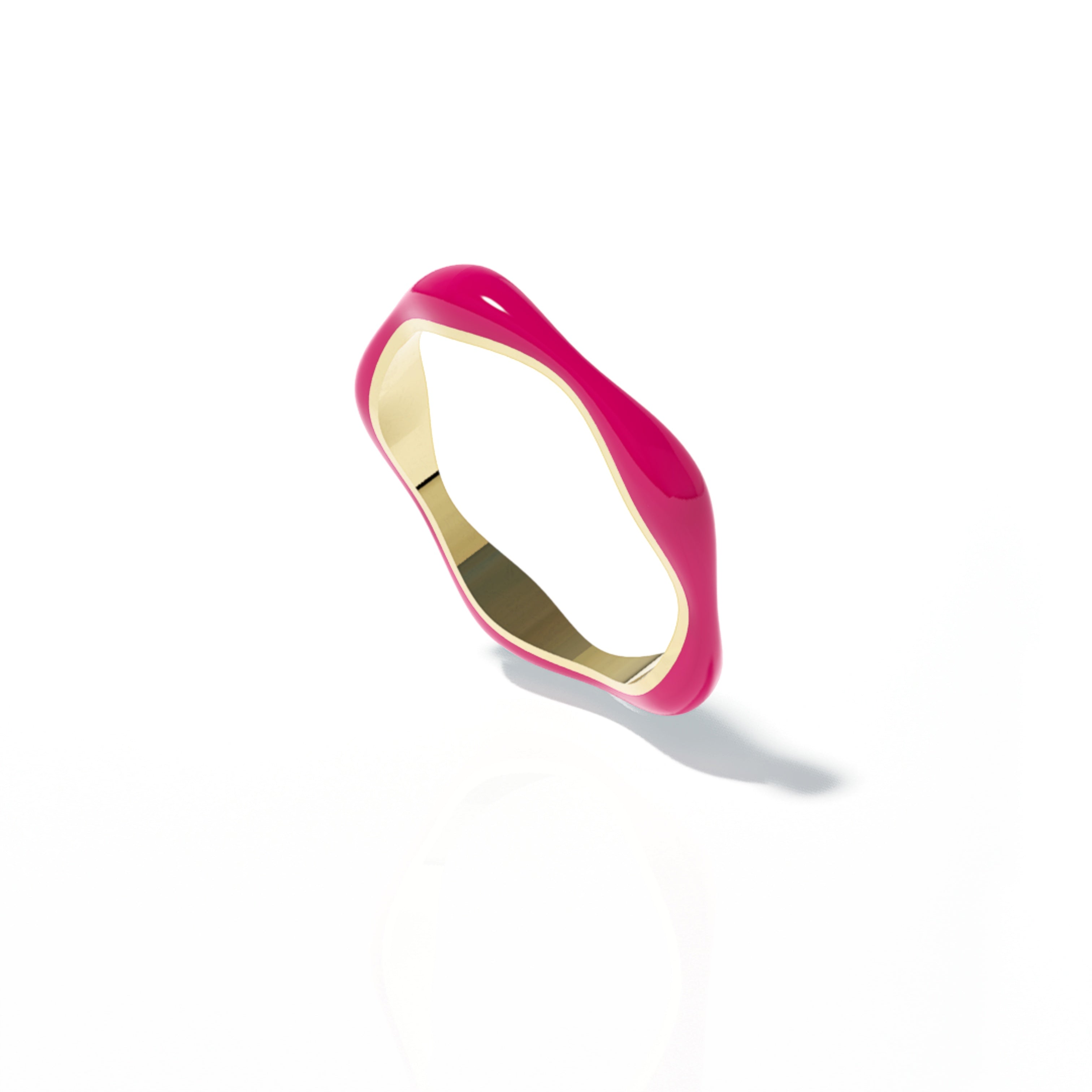 Sorbet Swirls Enamel Stacker Ring - Octonov