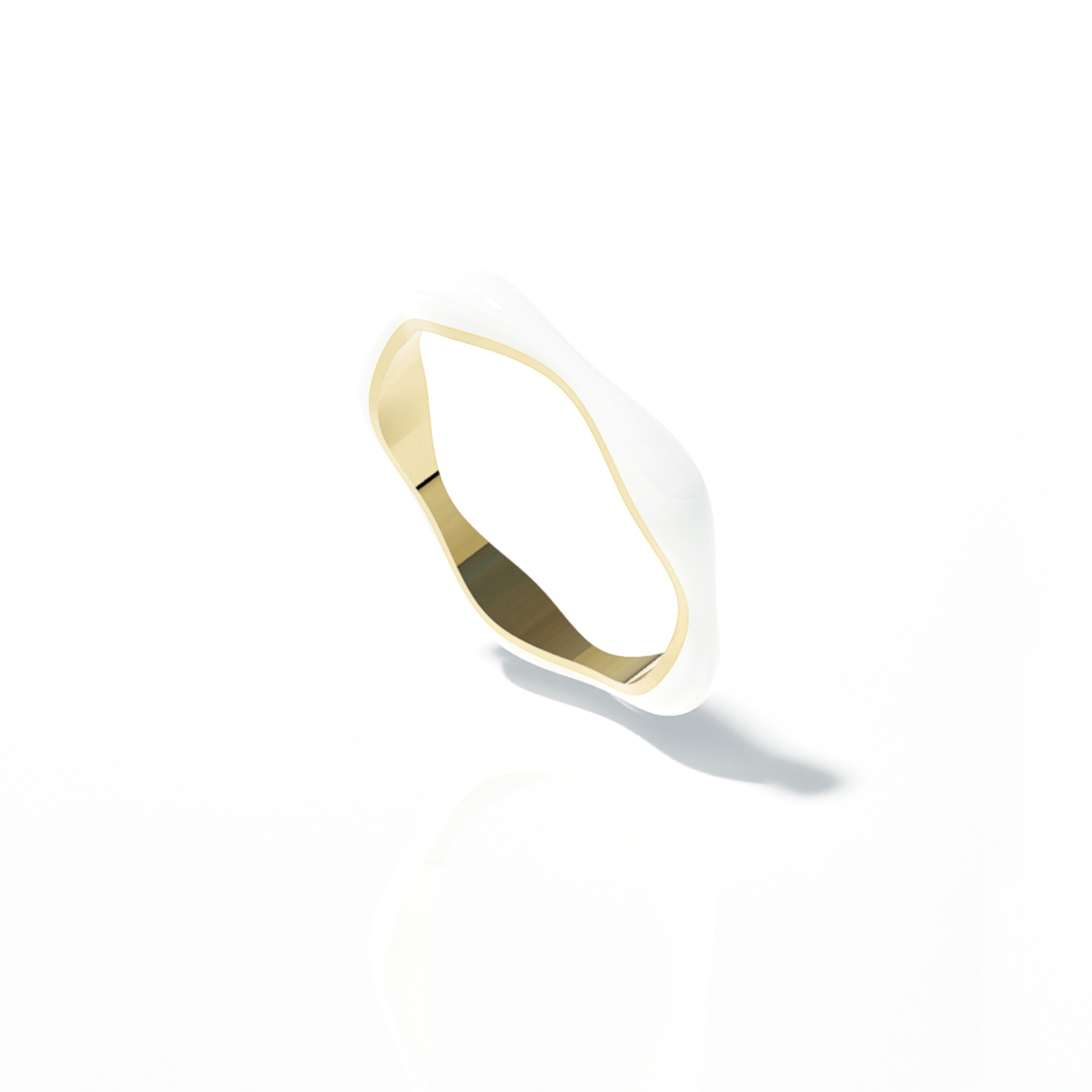 Sorbet Swirls Enamel Stacker Ring - Octonov