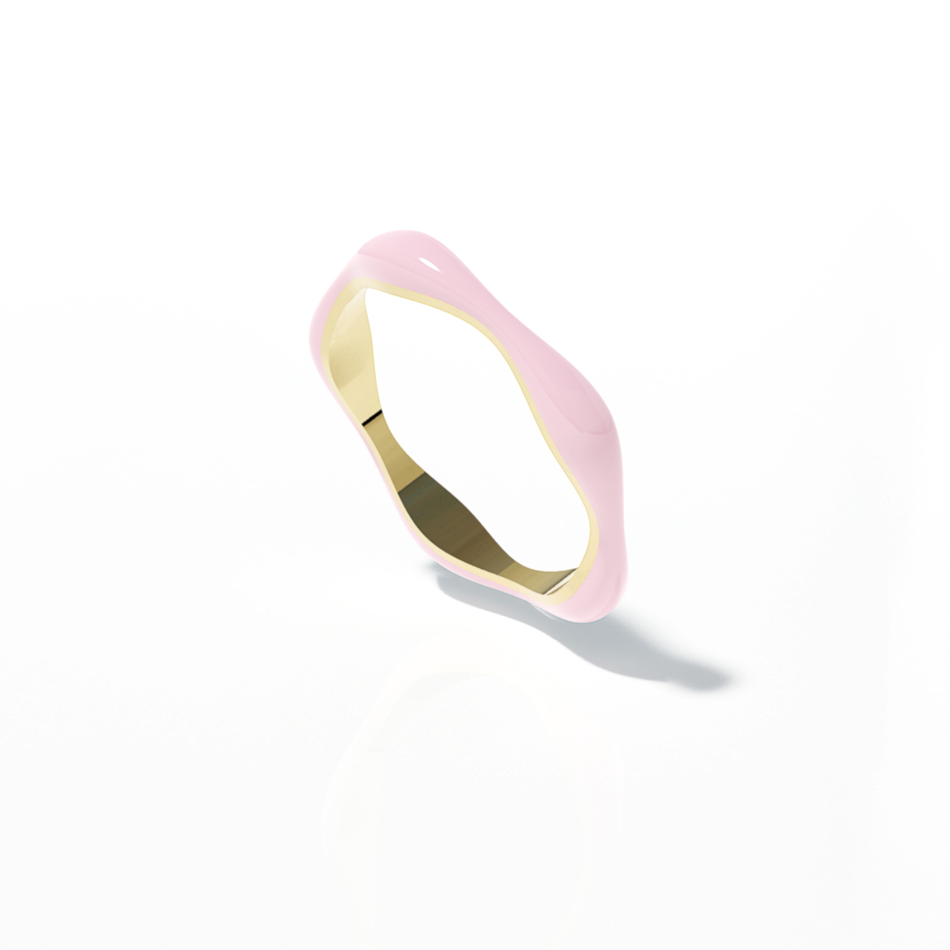 Sorbet Swirls Enamel Stacker Ring - Octonov