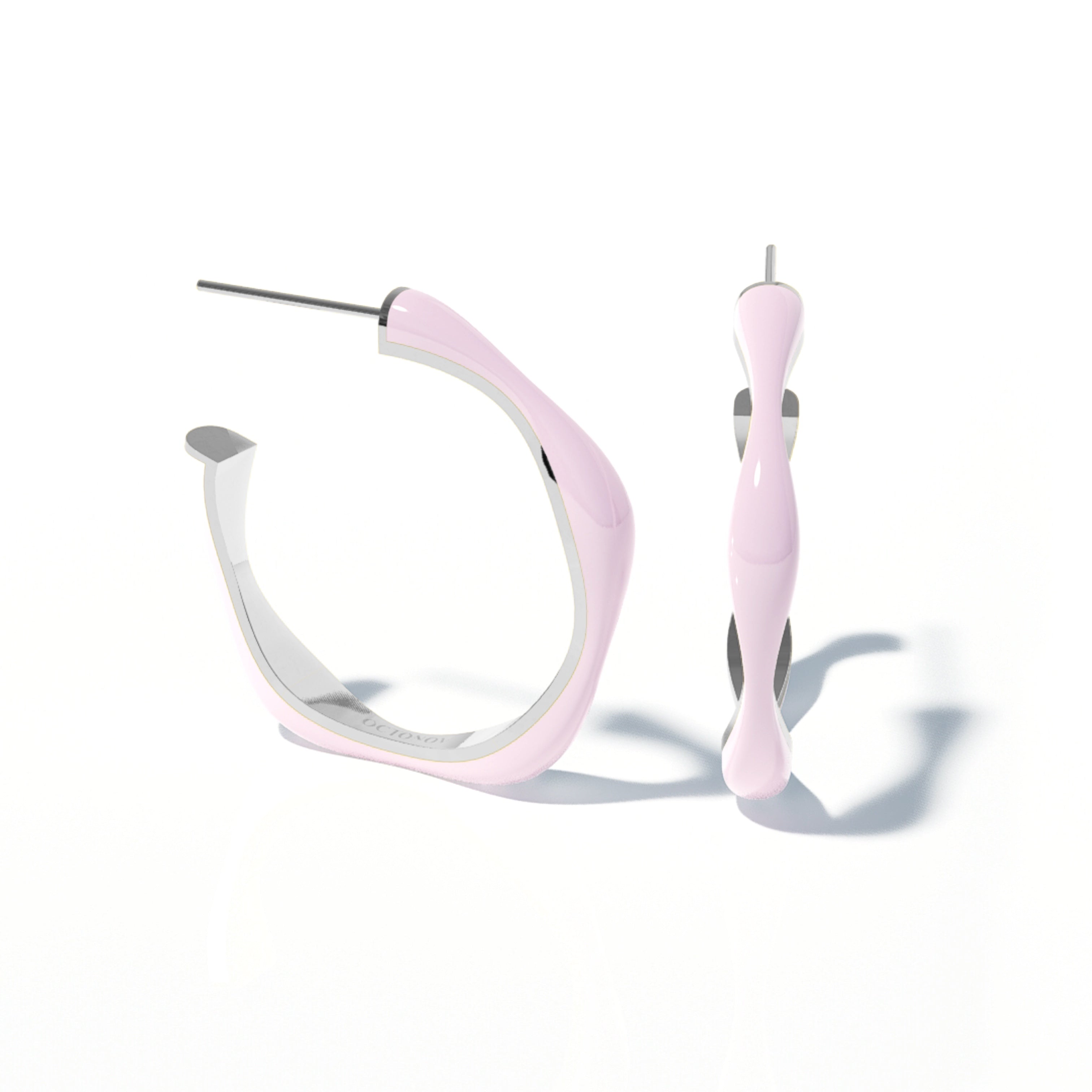 Sorbet Swirls Enamel Stacker Earring - Octonov