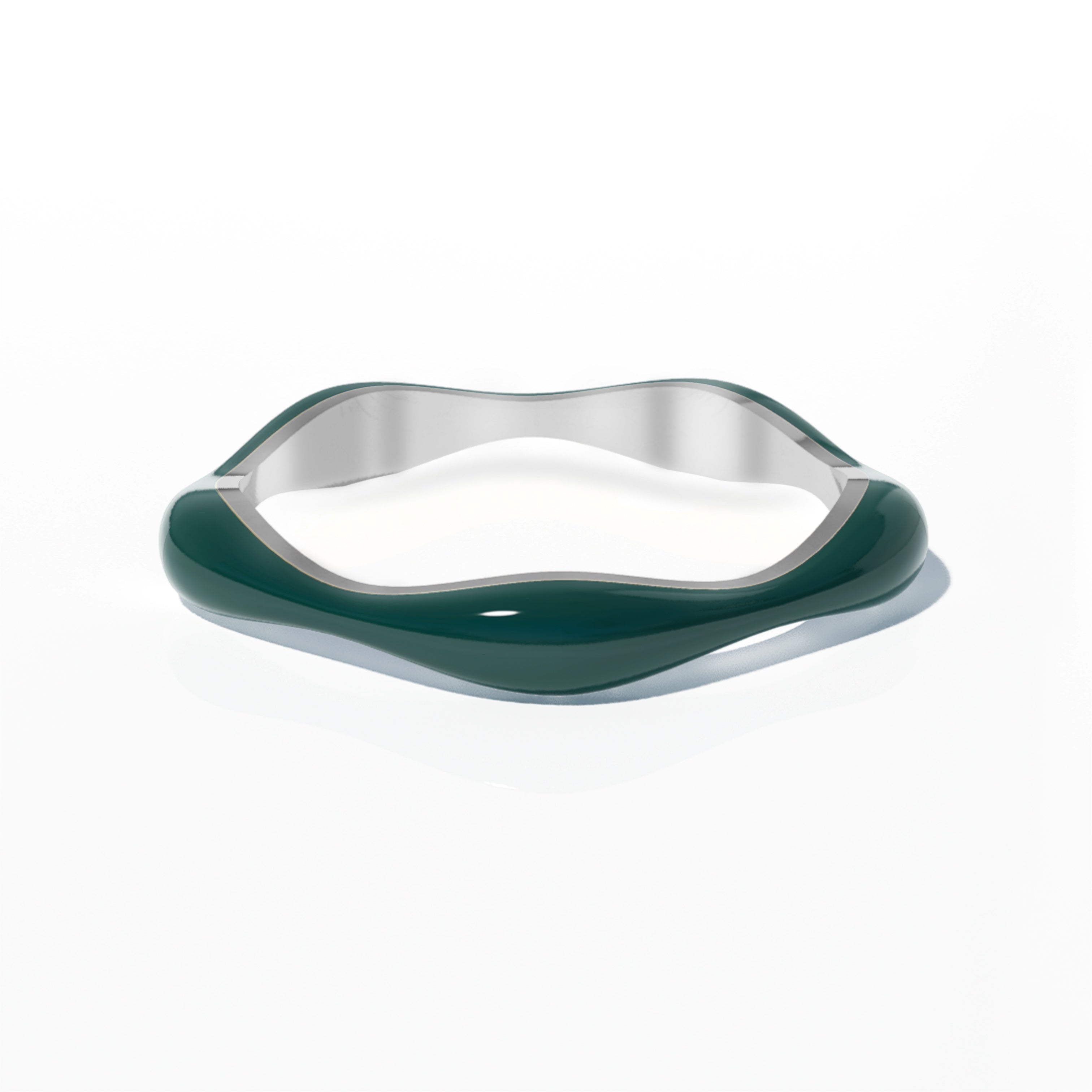 Sorbet Swirls Enamel Stacker Ring - Octonov