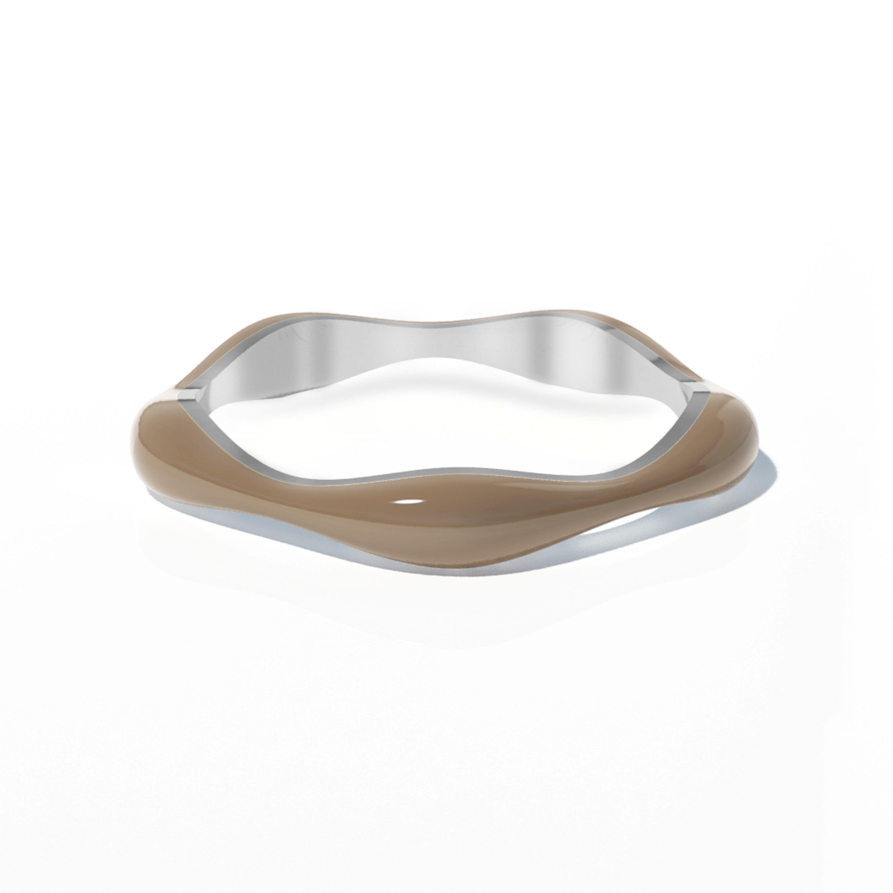 Sorbet Swirls Enamel Stacker Ring - Octonov
