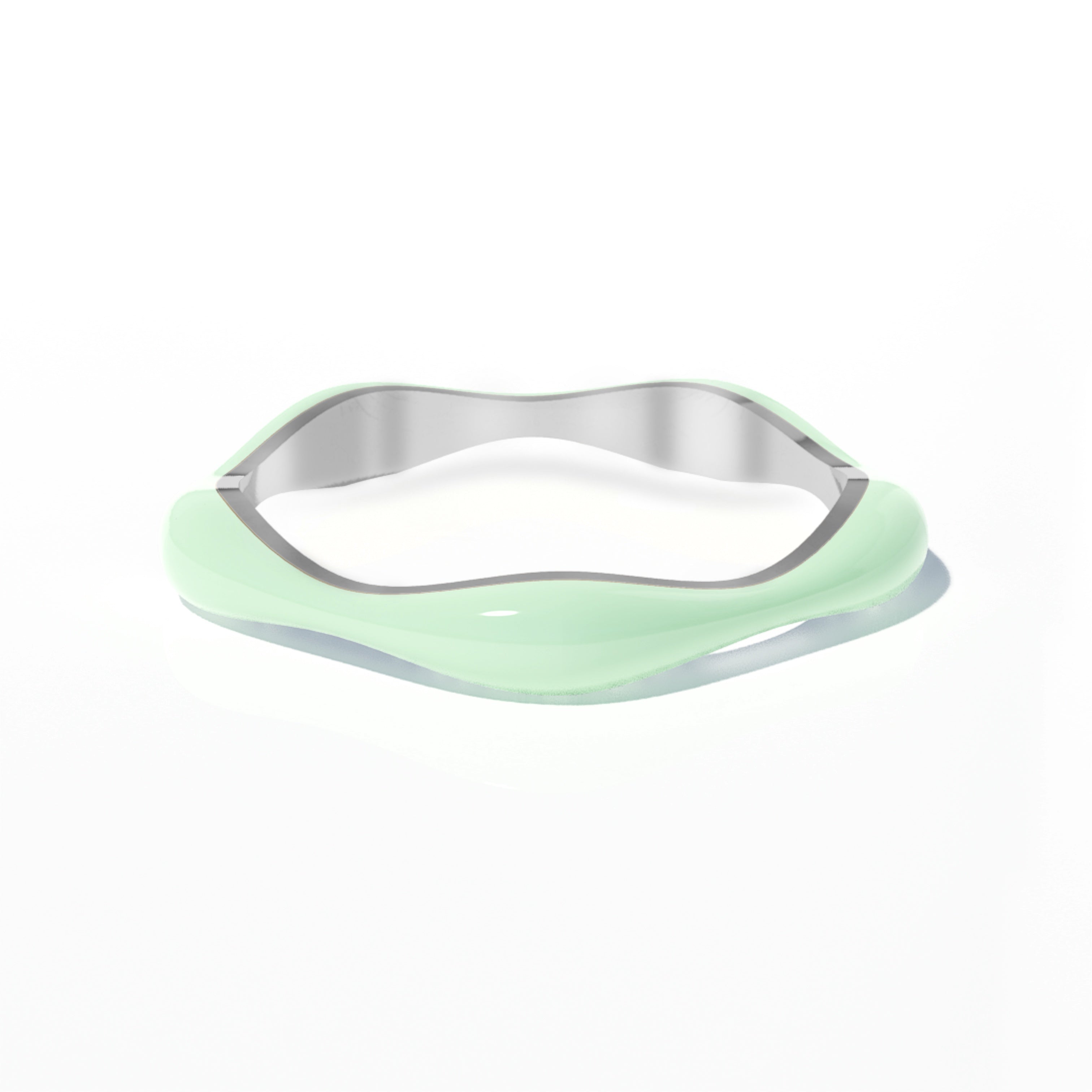 Sorbet Swirls Enamel Stacker Ring - Octonov