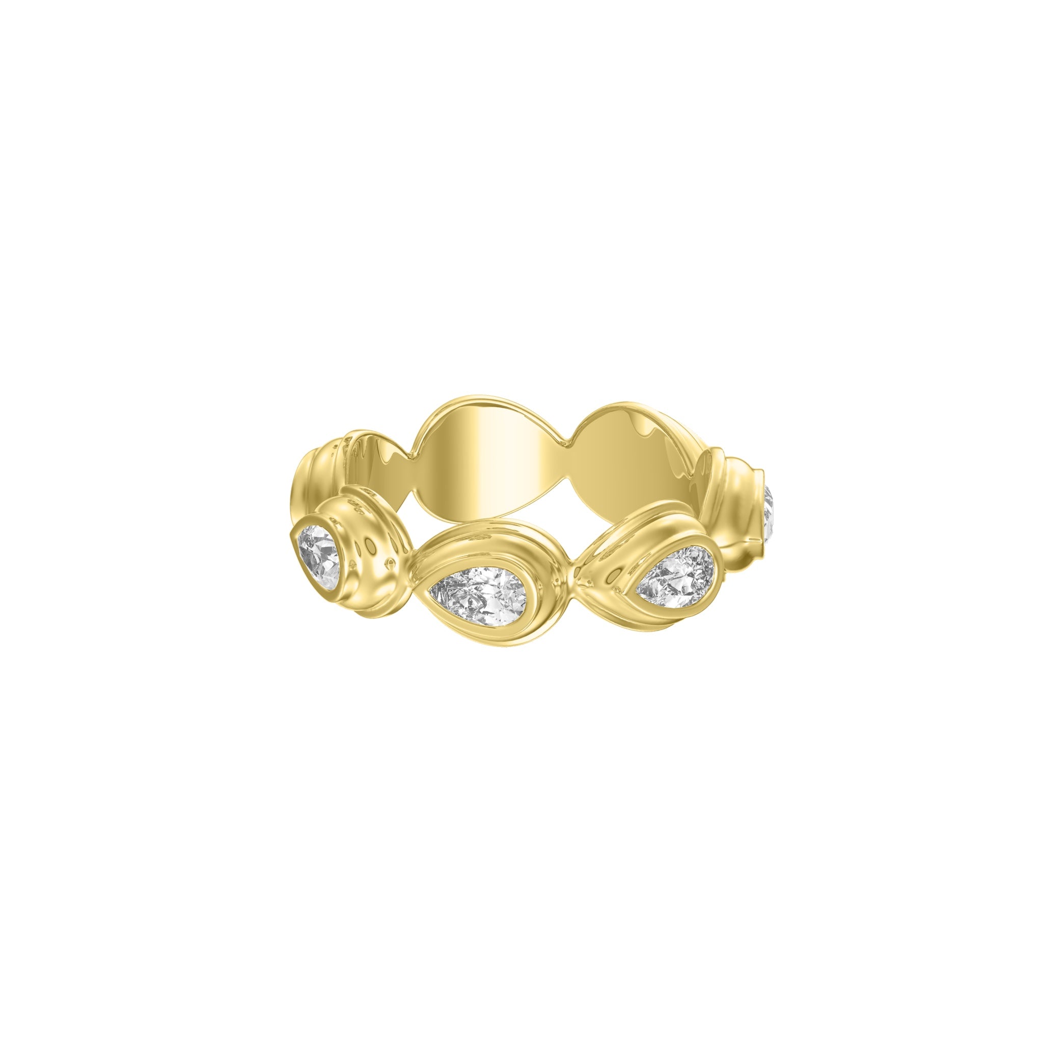 Gold Bauble Pop Ring - Octonov