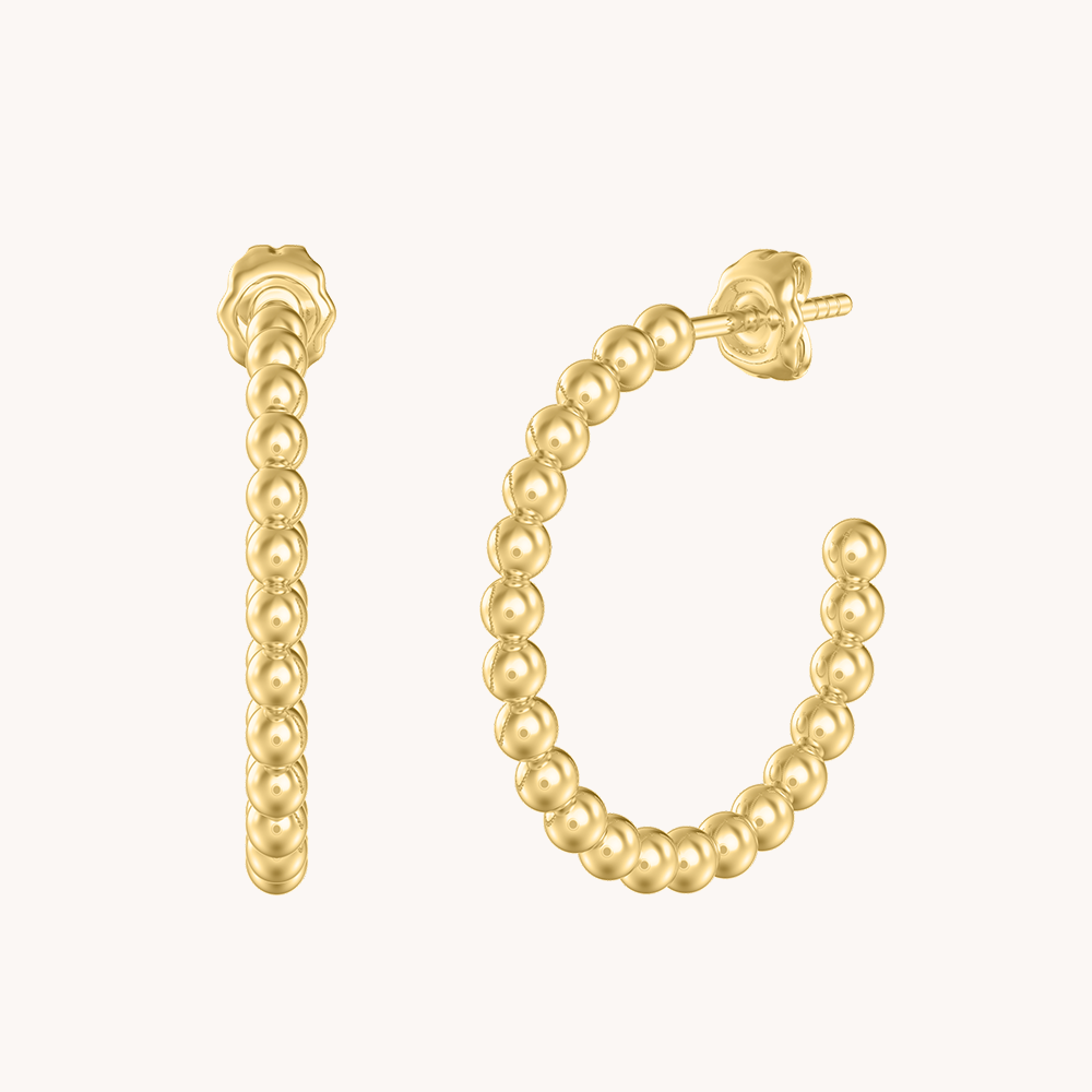 Bubble Dot Classic Hoops - Octonov