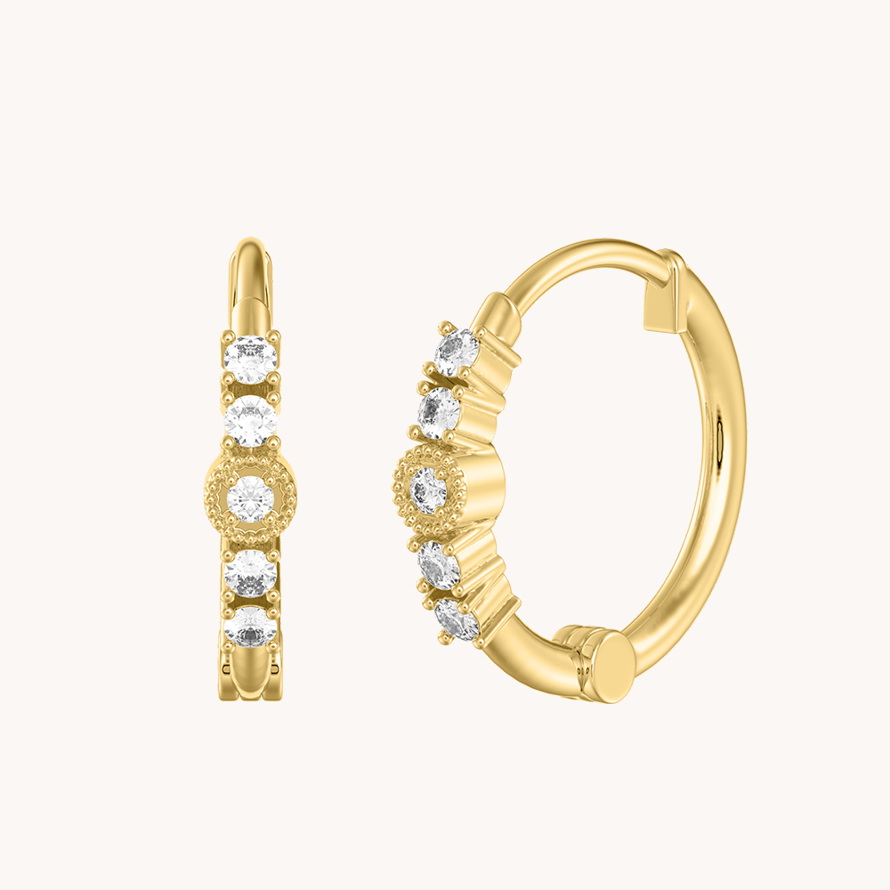 Classic Diamond Huggies - Octonov