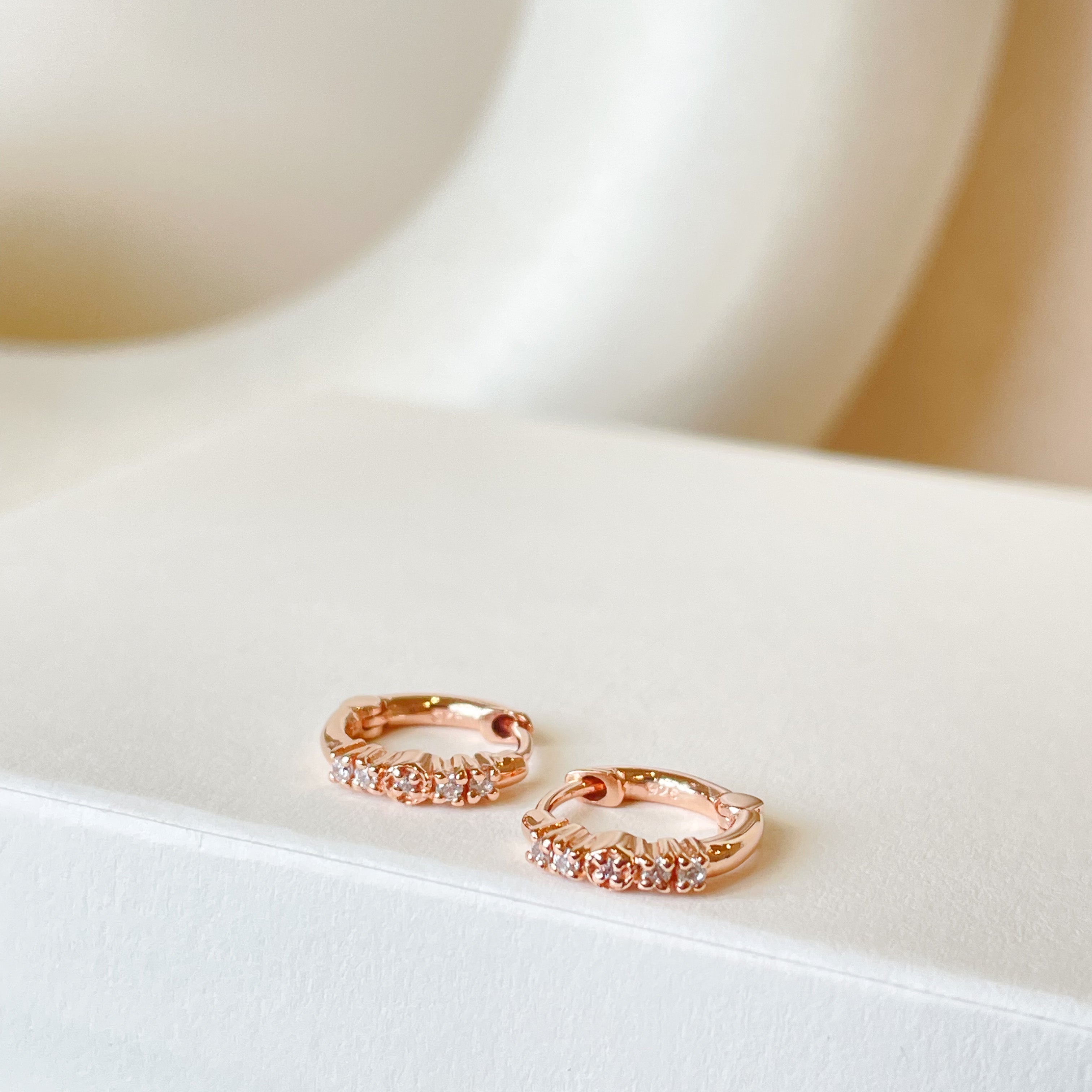 Classic Diamond Huggies - Octonov