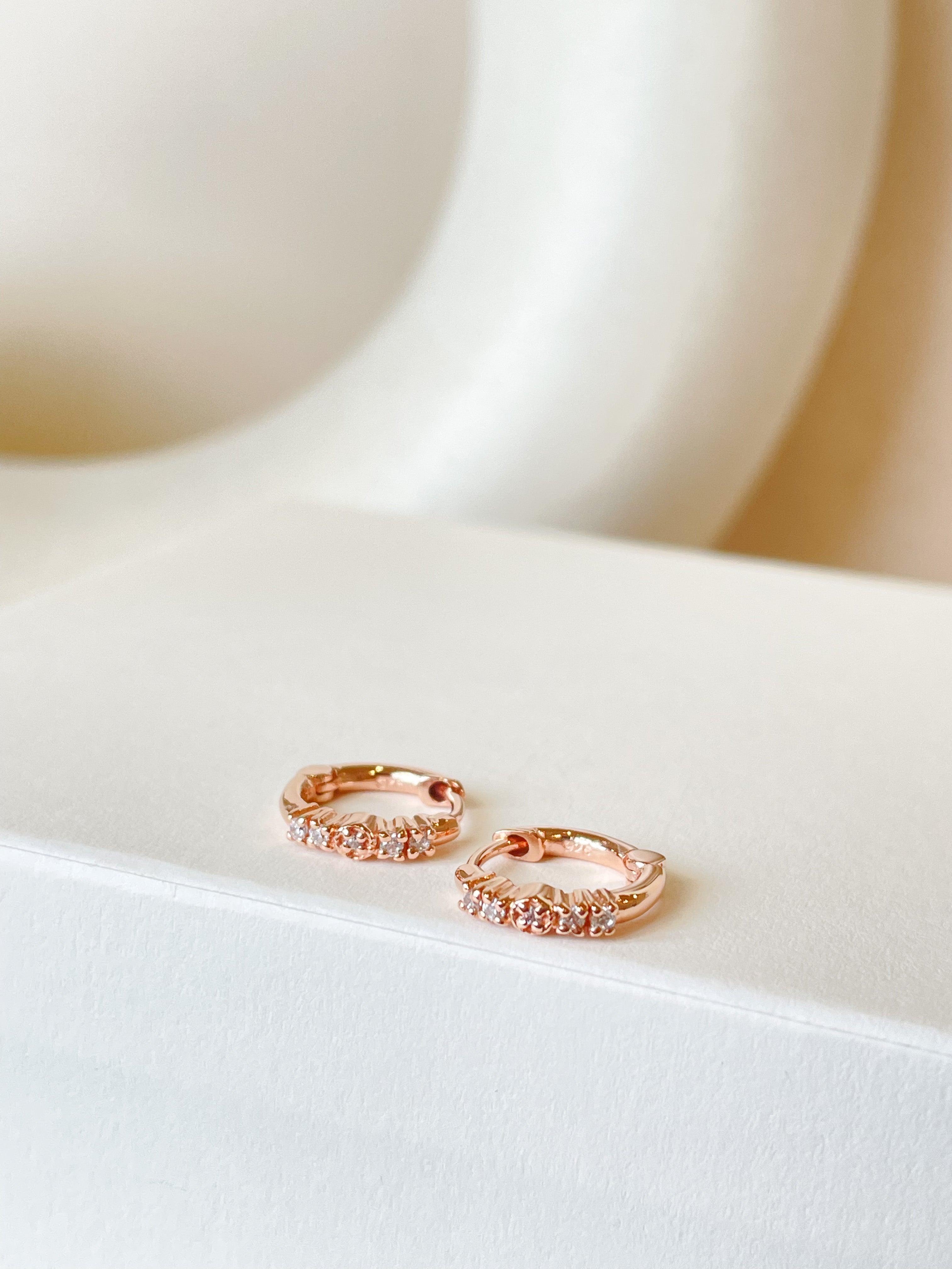 Classic Diamond Huggies - Octonov