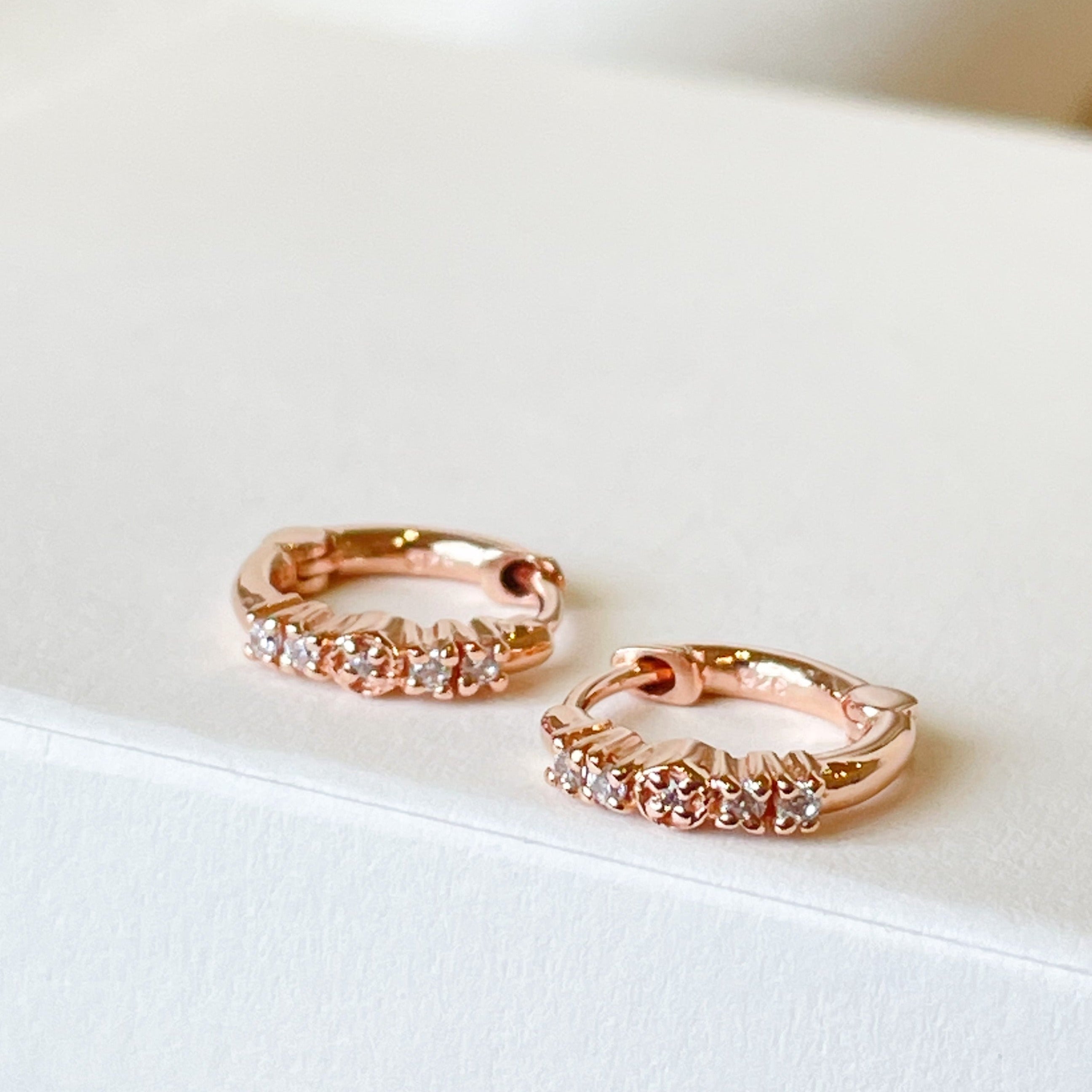 Classic Diamond Huggies - Octonov