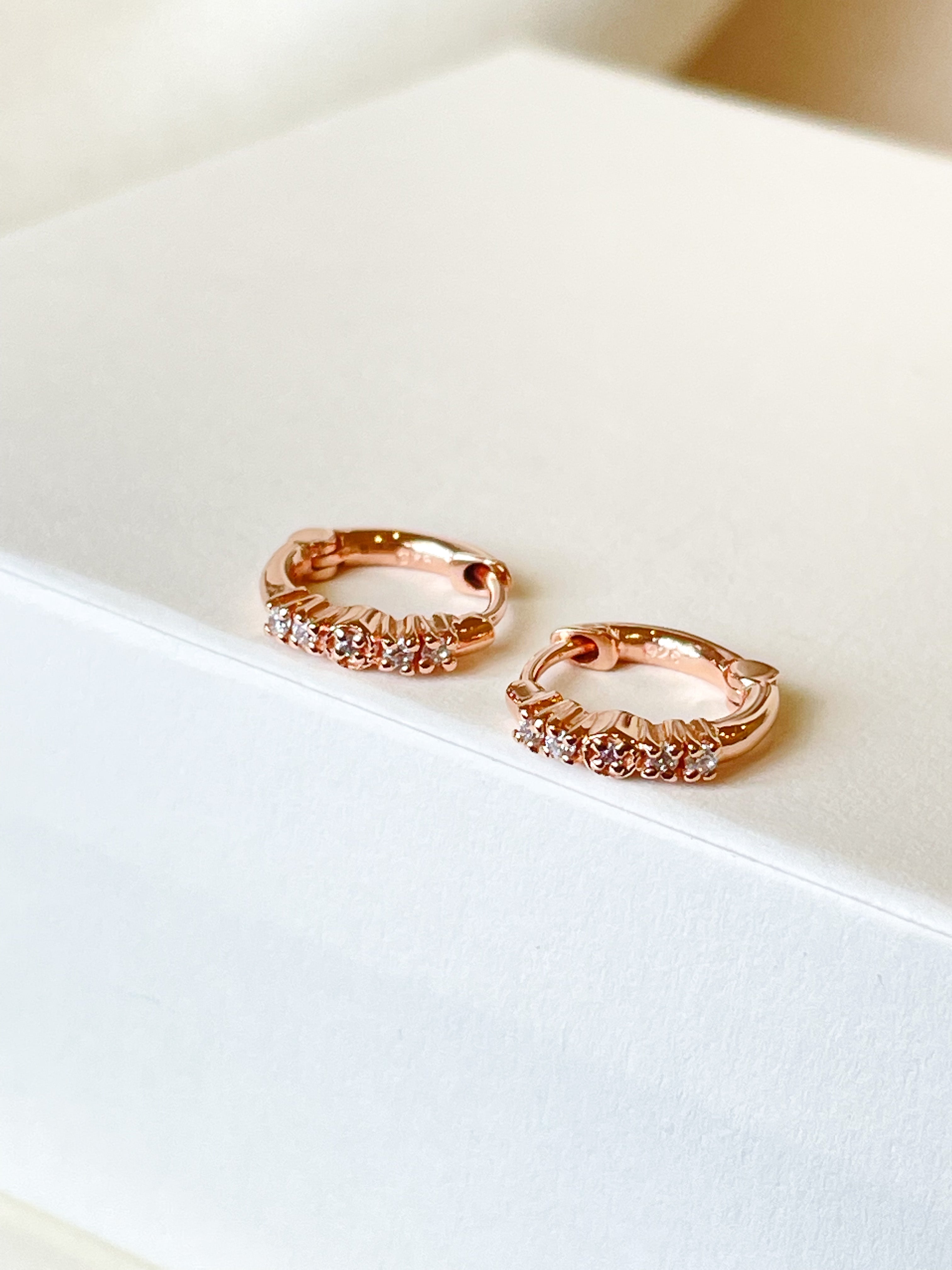 Classic Diamond Huggies - Octonov