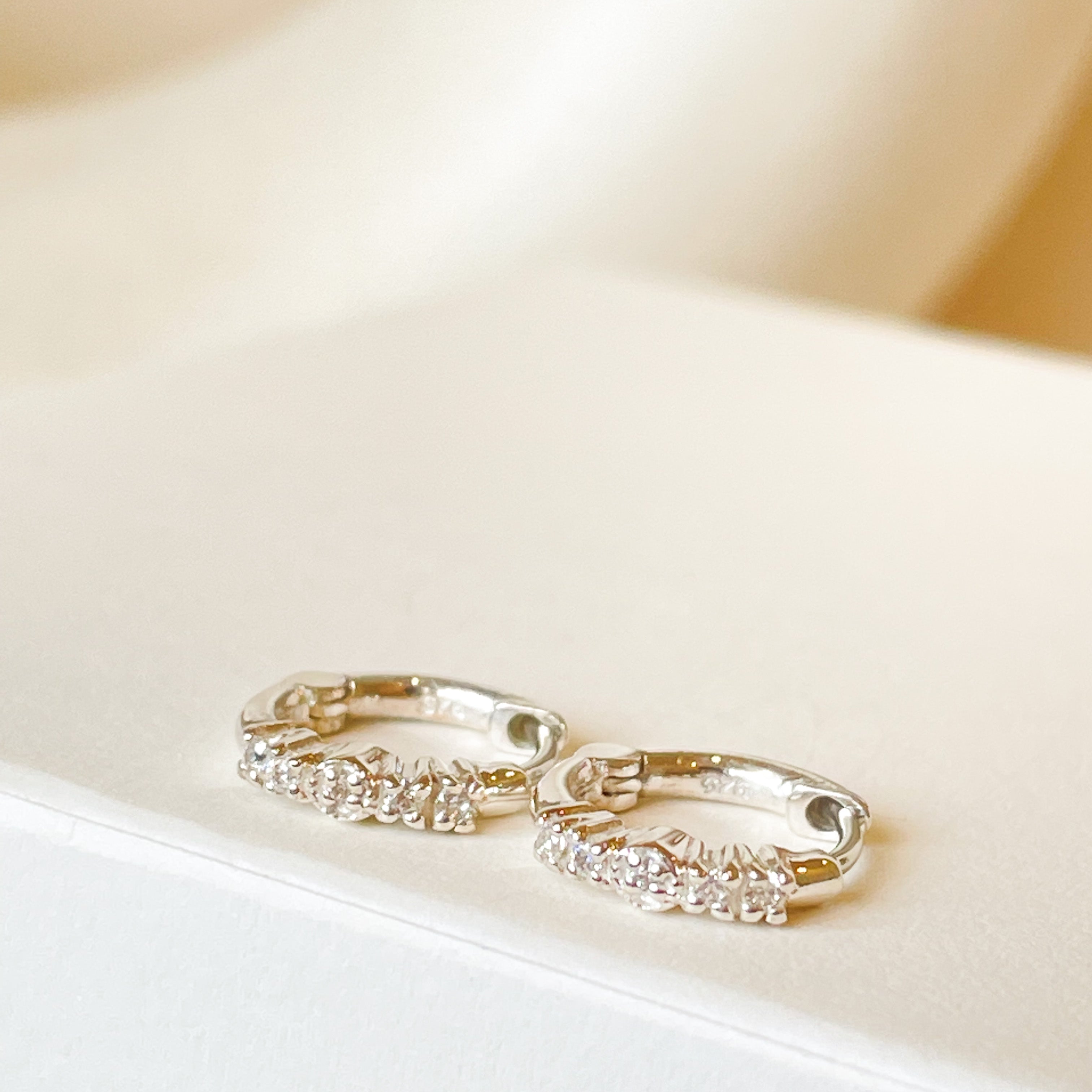 Classic Diamond Huggies - Octonov