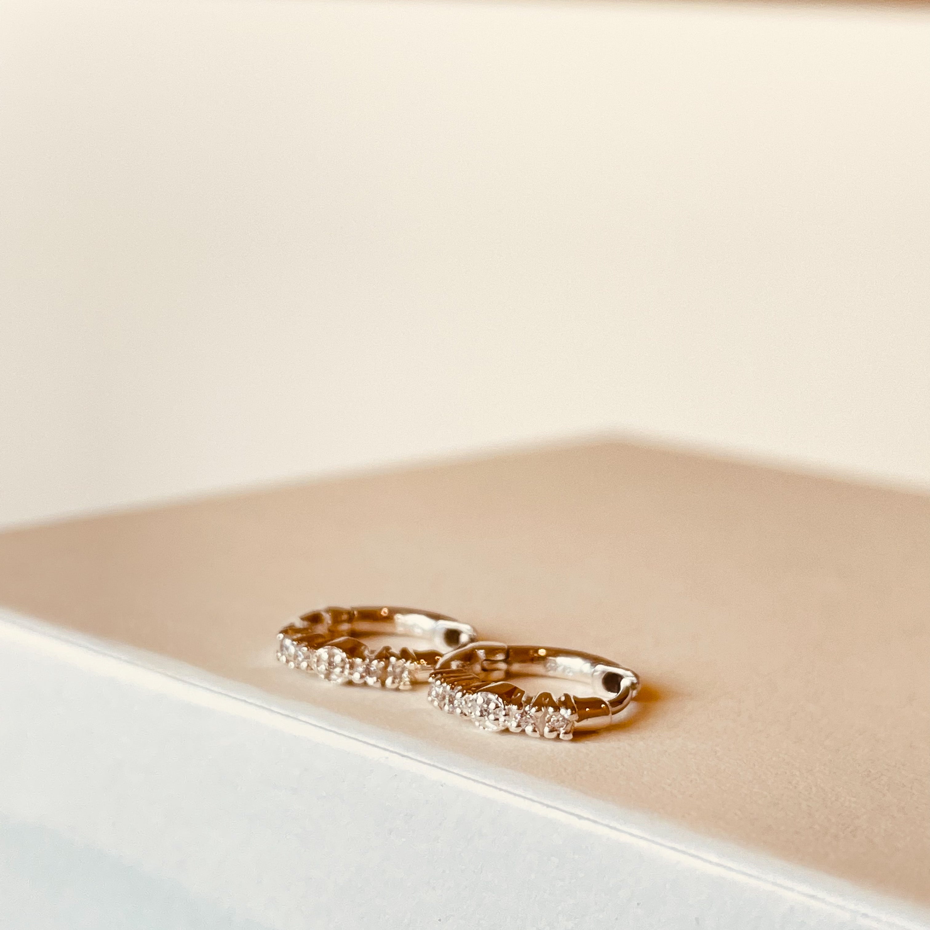 Classic Diamond Huggies - Octonov