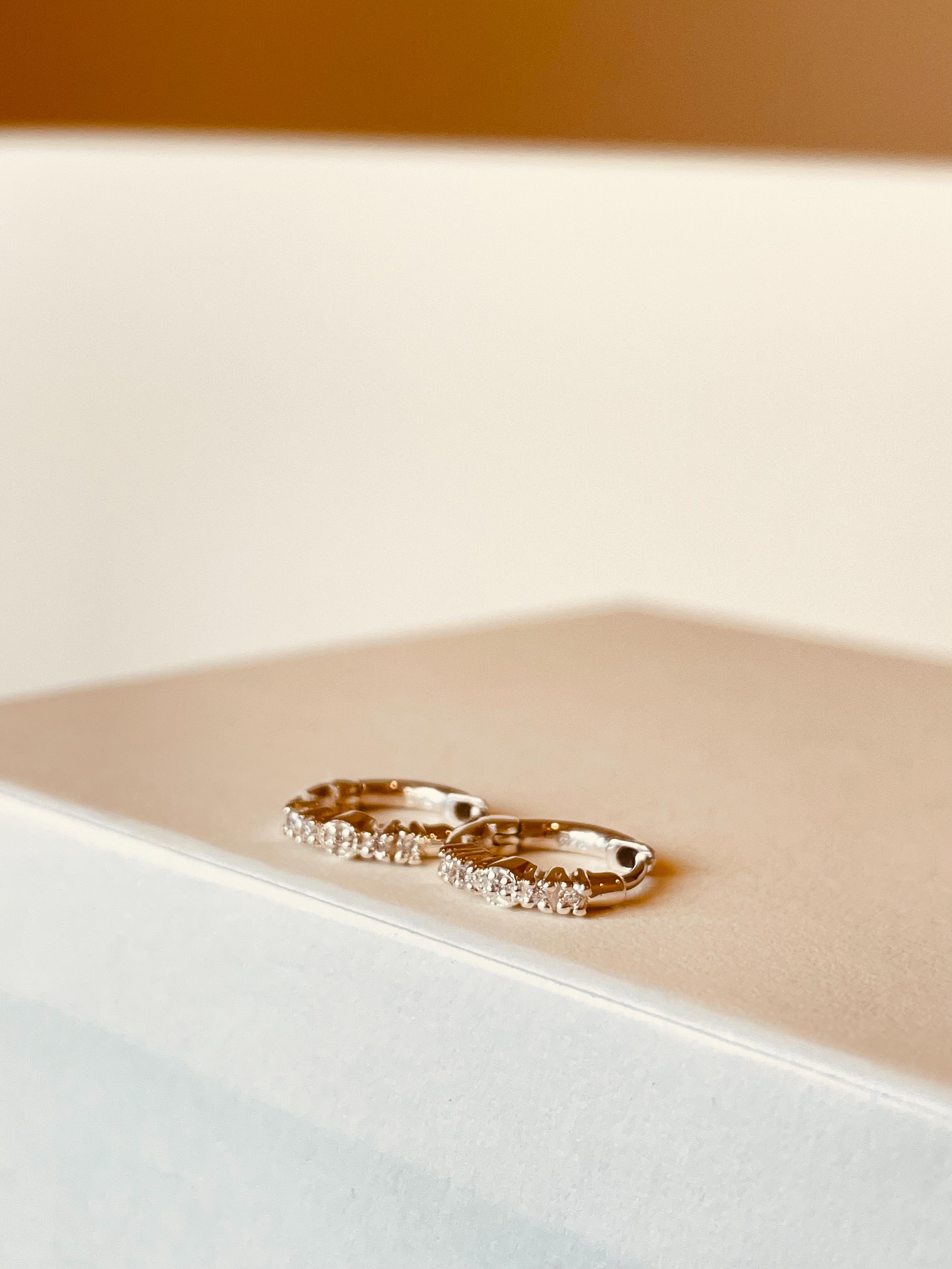 Classic Diamond Huggies - Octonov