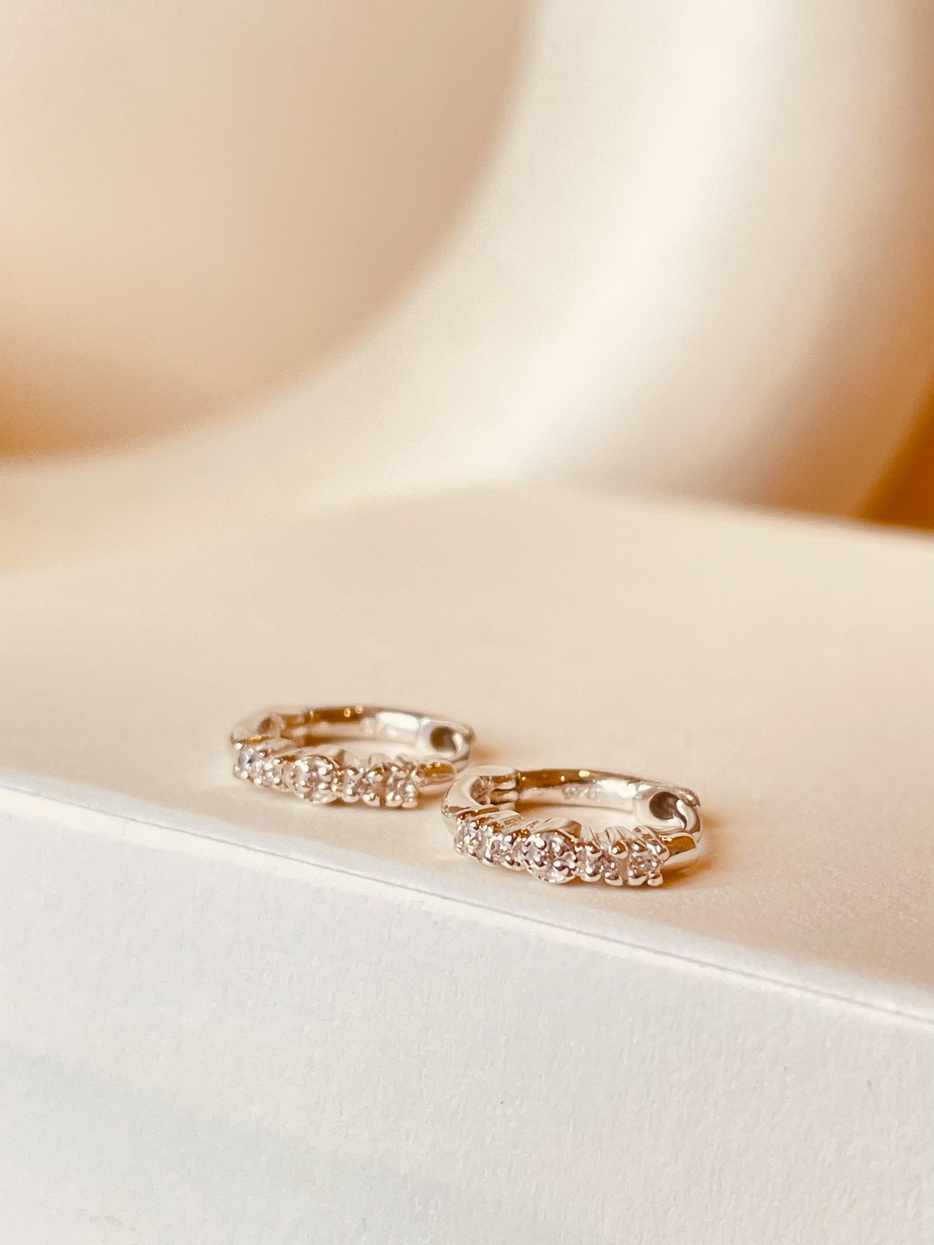 Classic Diamond Huggies - Octonov