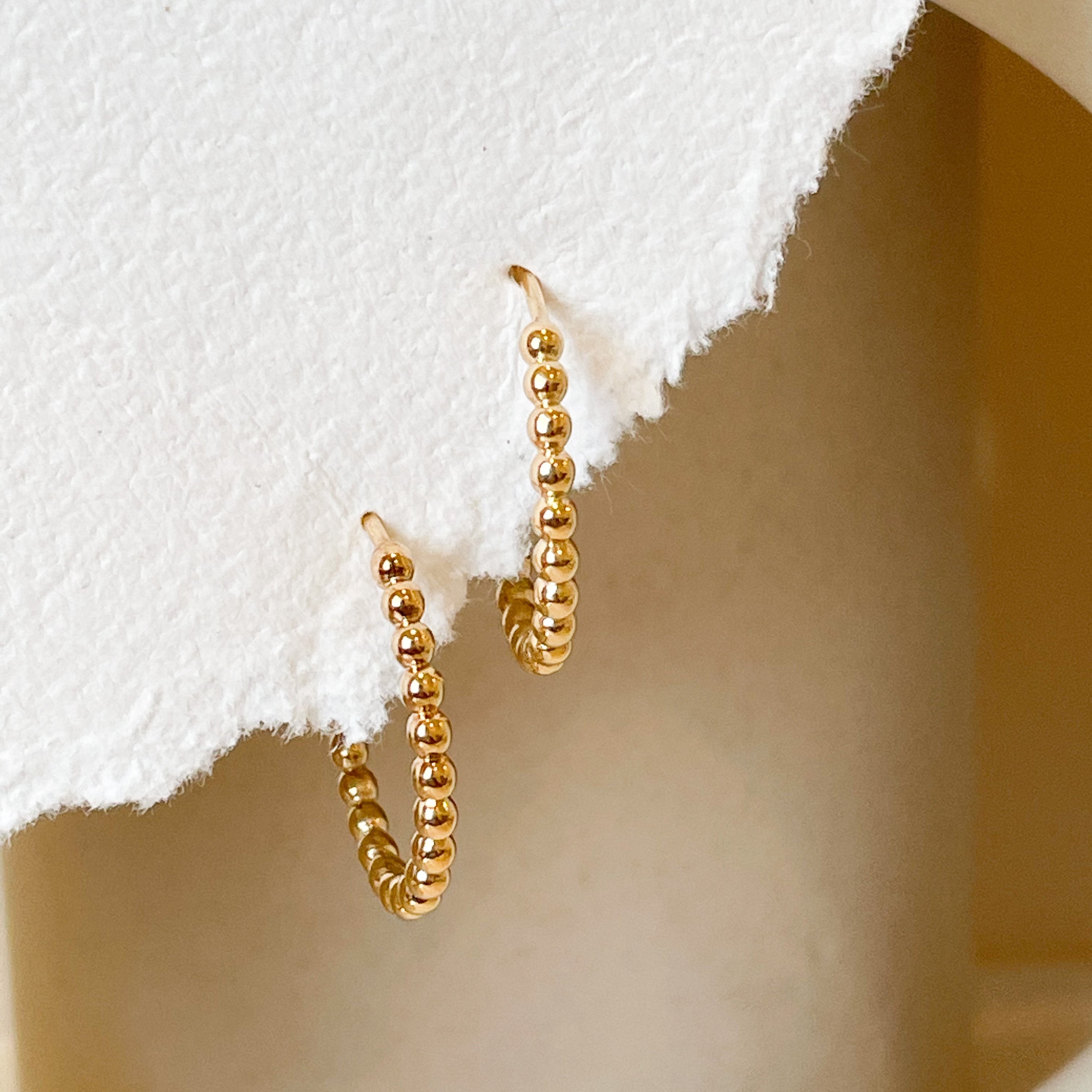 Bubble Dot Classic Hoops - Octonov