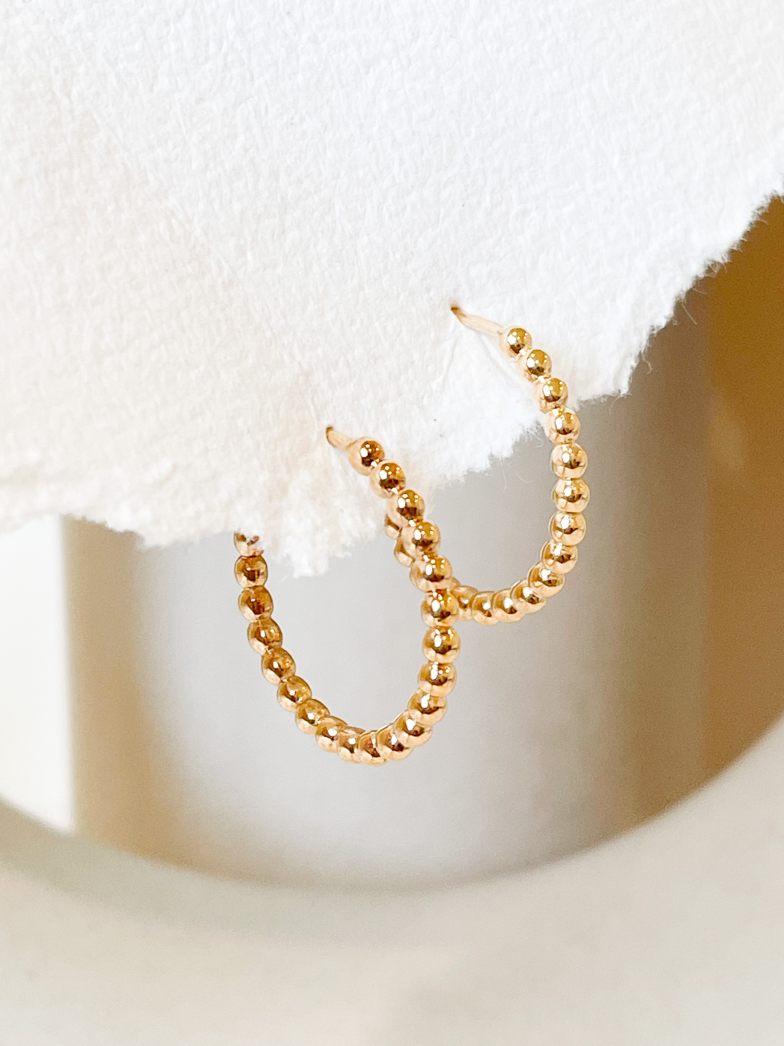 Bubble Dot Classic Hoops - Octonov