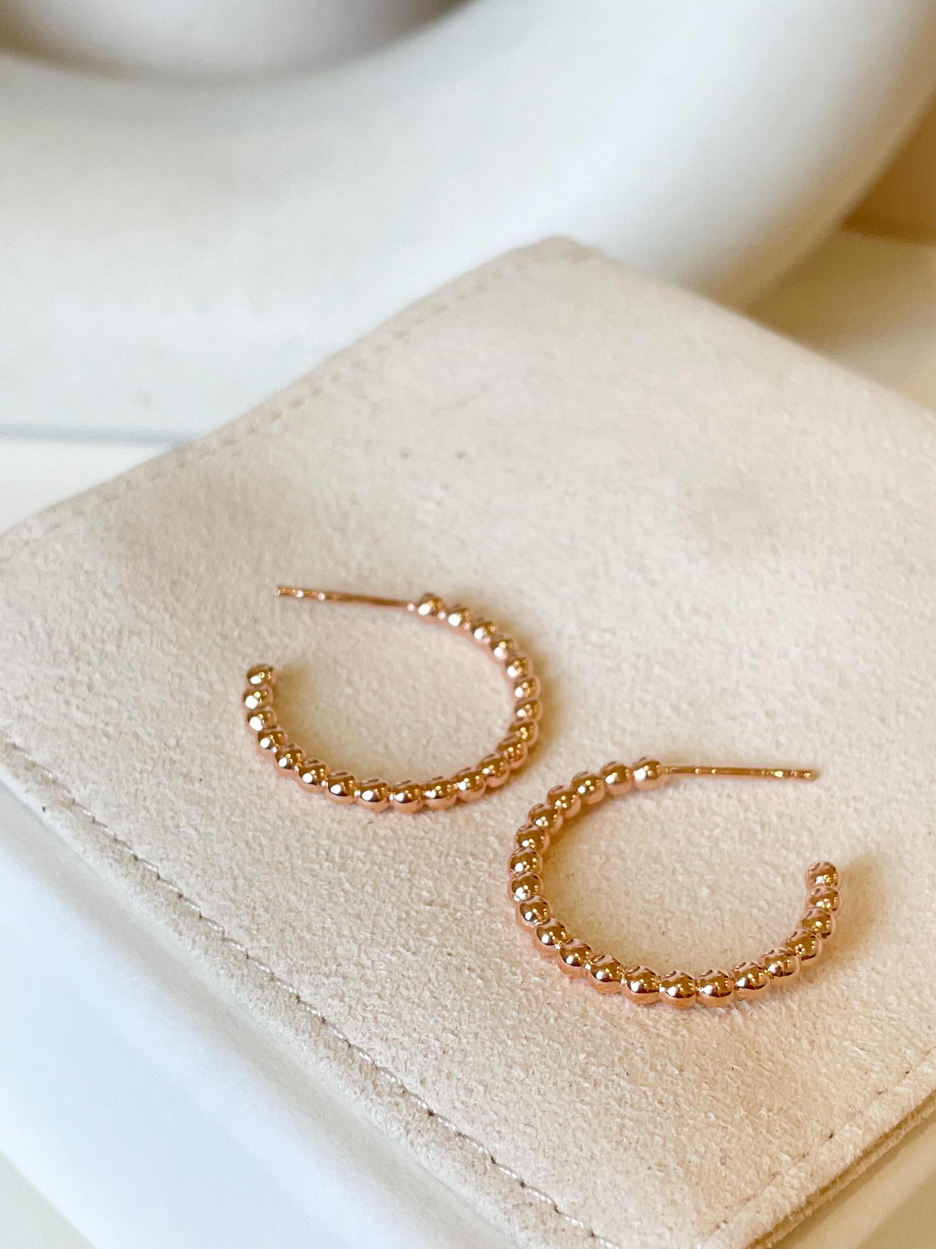 Bubble Dot Classic Hoops - Octonov