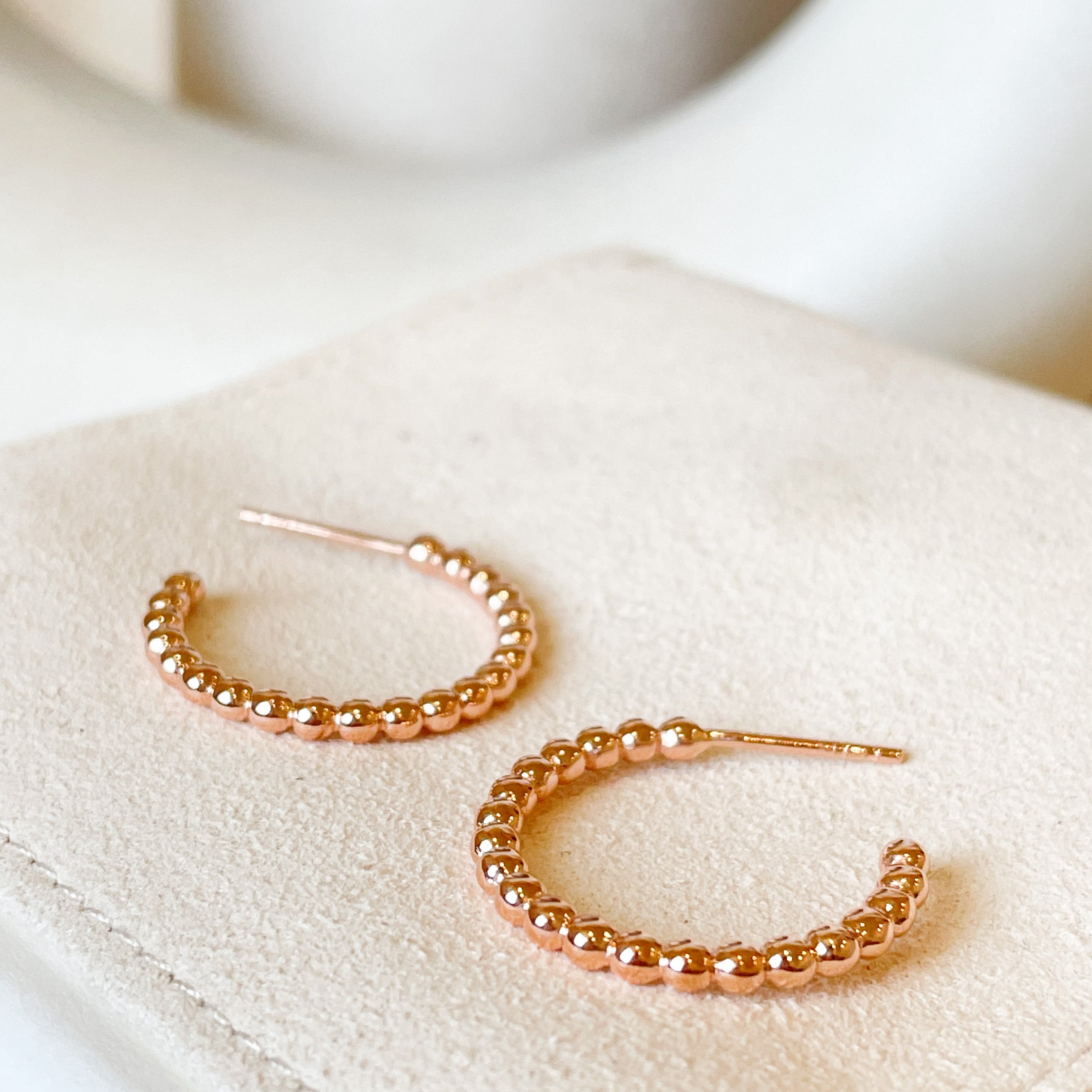 Bubble Dot Classic Hoops - Octonov