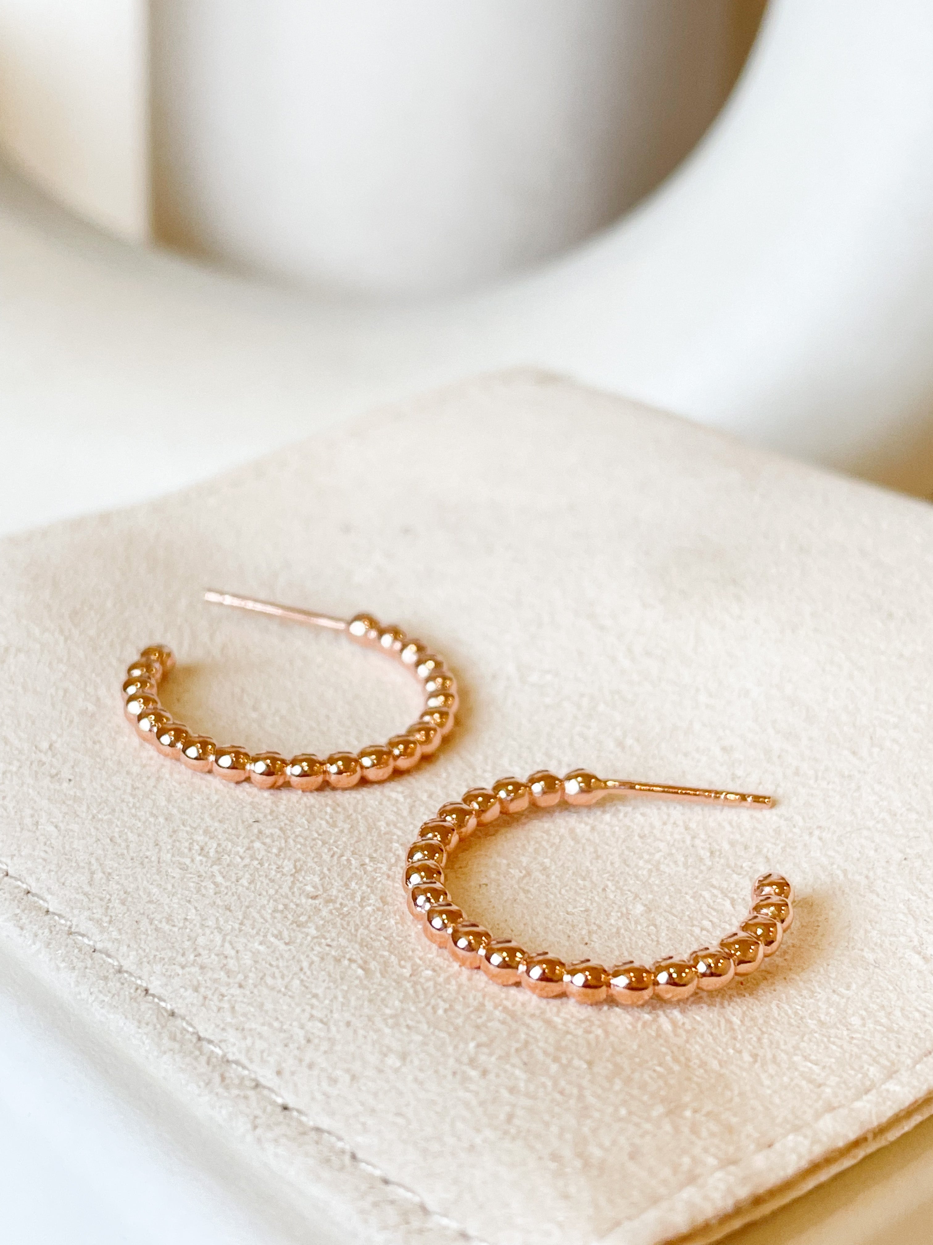 Bubble Dot Classic Hoops - Octonov