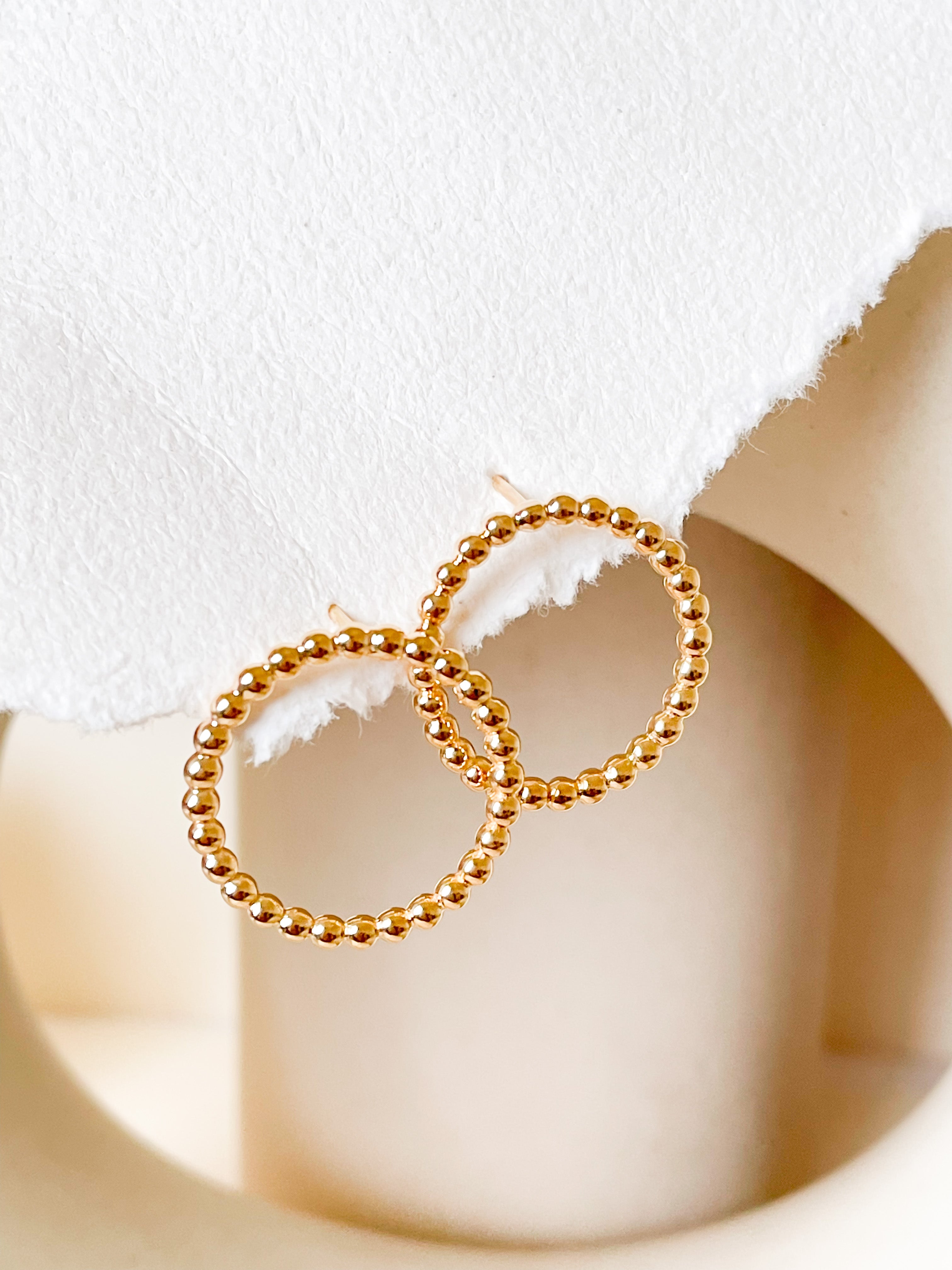 Classic Dotted Statement Studs - Octonov