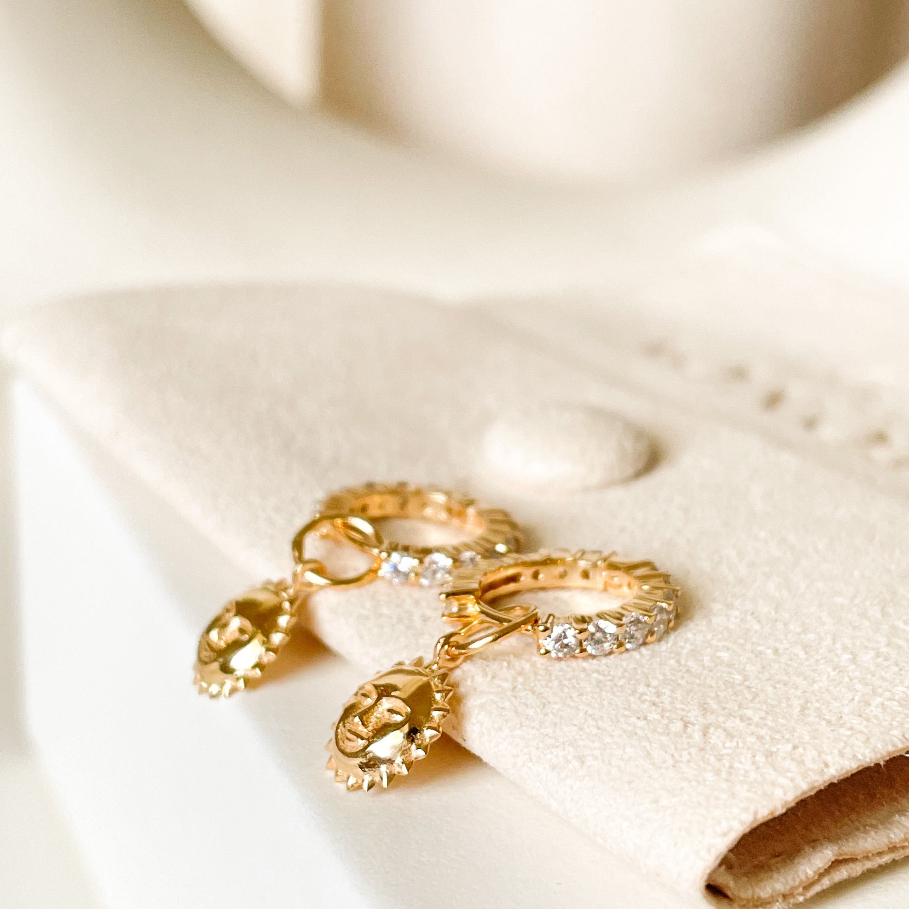 Steller Sun Diamond Huggies - Octonov