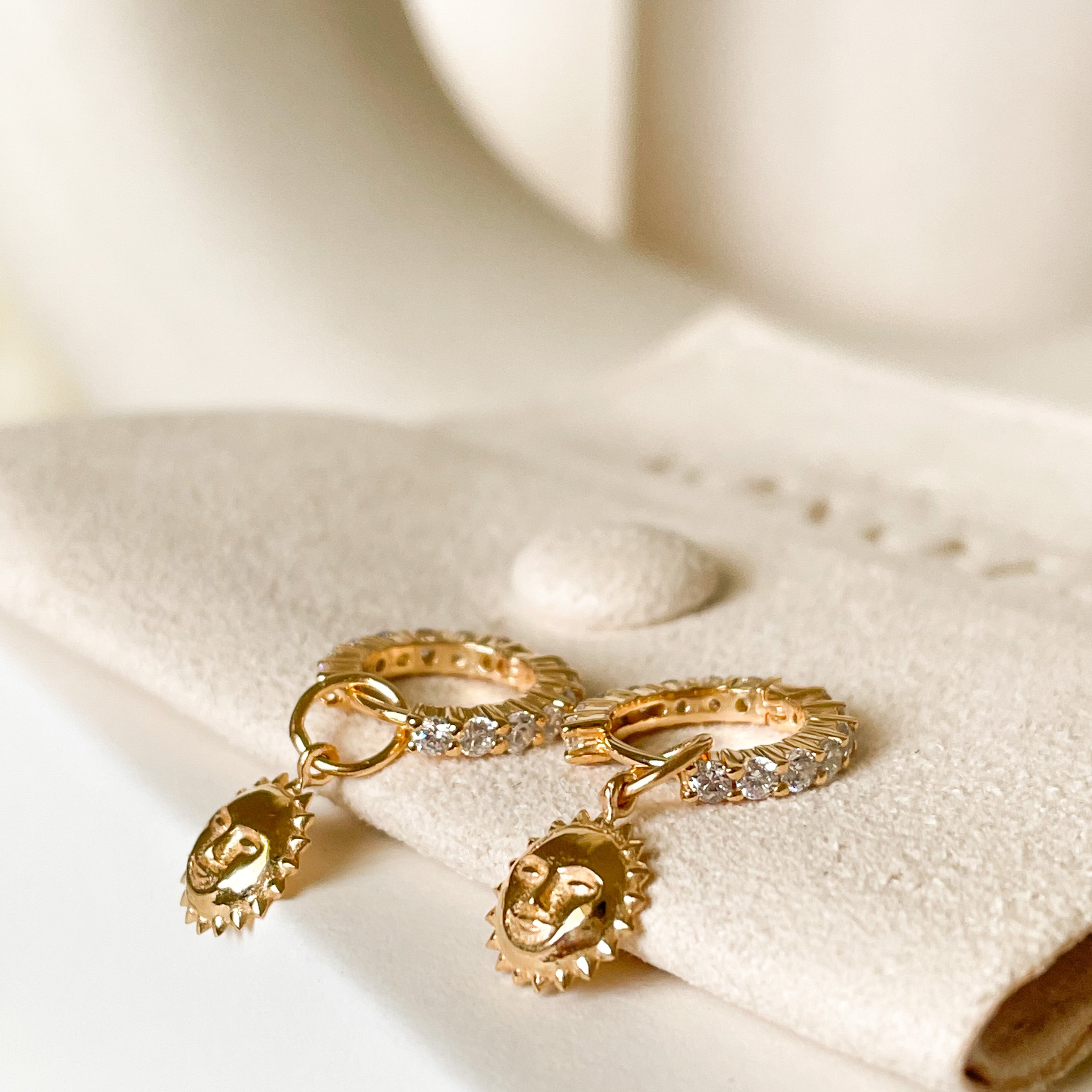 Steller Sun Diamond Huggies - Octonov