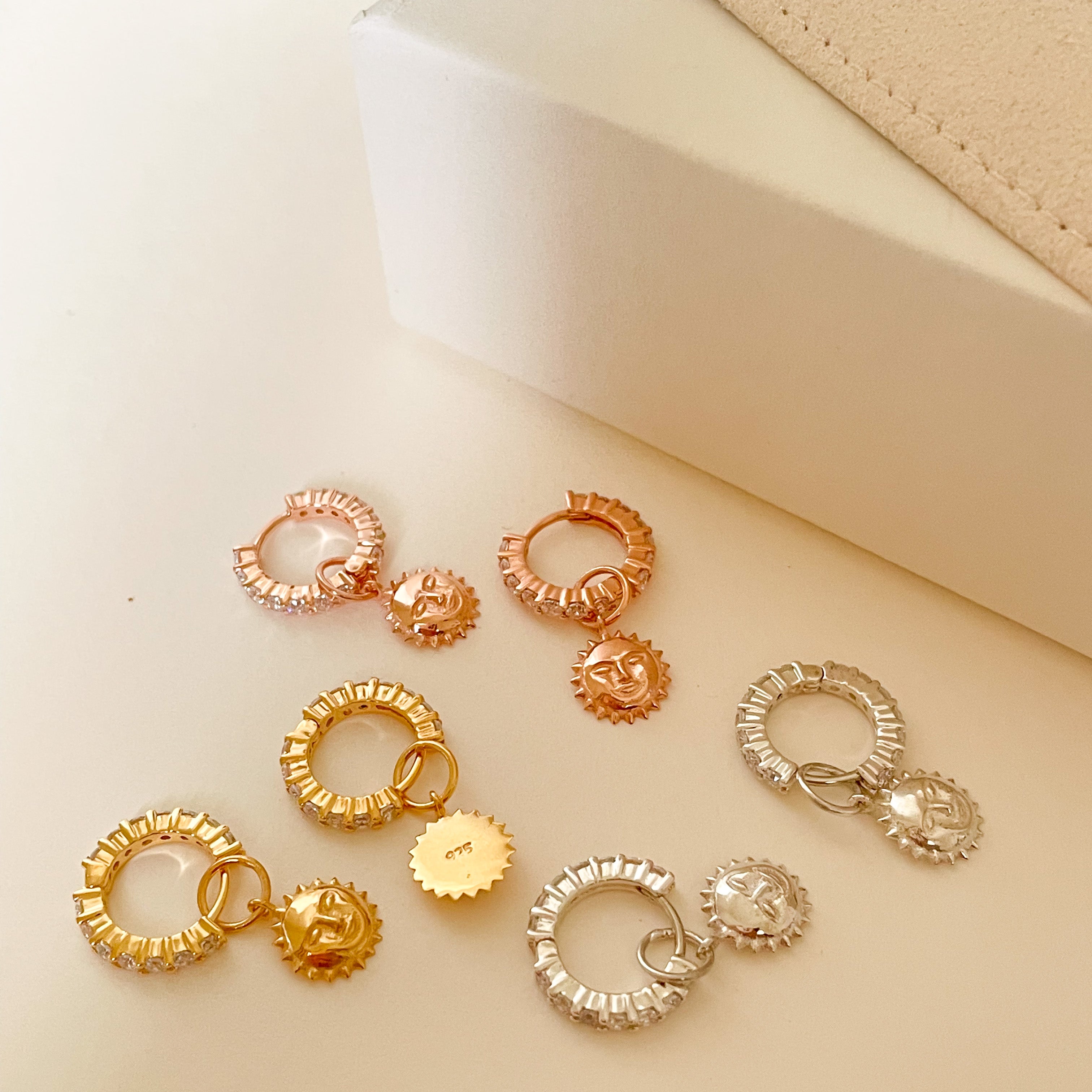 Steller Sun Diamond Huggies - Octonov