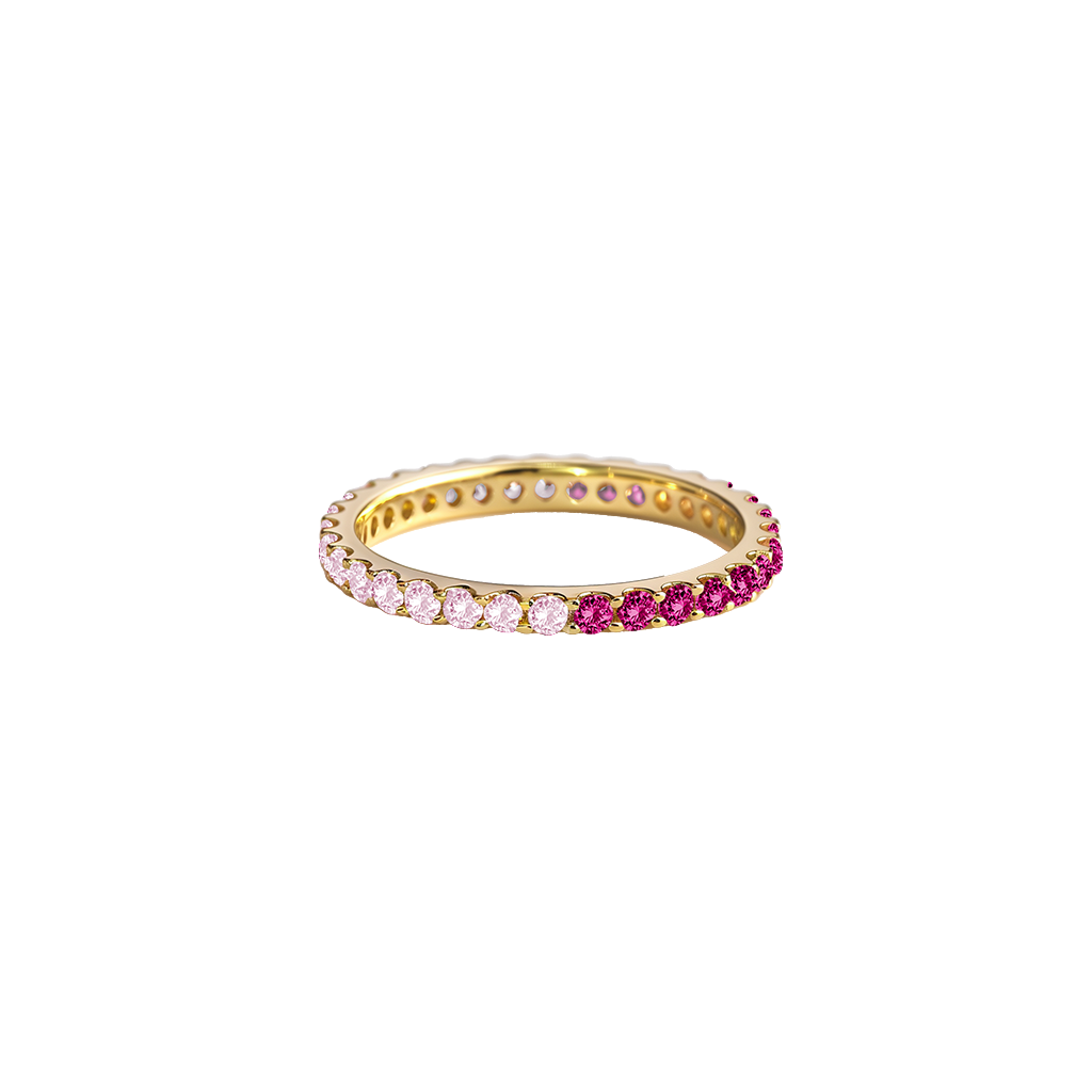 Everyday Sterling Silver 925 Eternity Bands India, Birthstone Eternity ...
