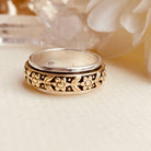 Flowers of the day Handmade Fidget Spinner Ring - Octonov 