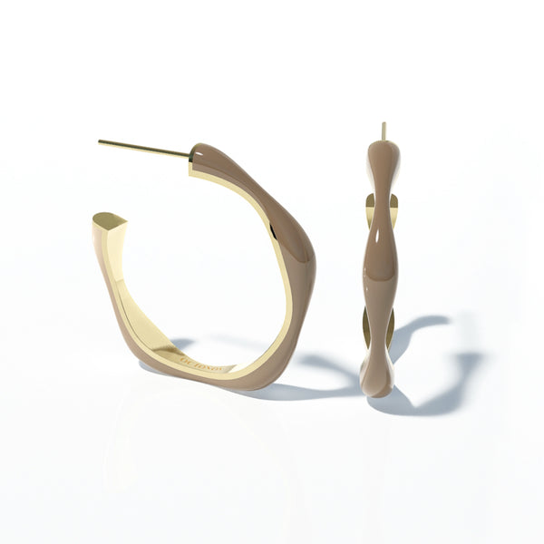 Sorbet Swirls Enamel Stacker Earring