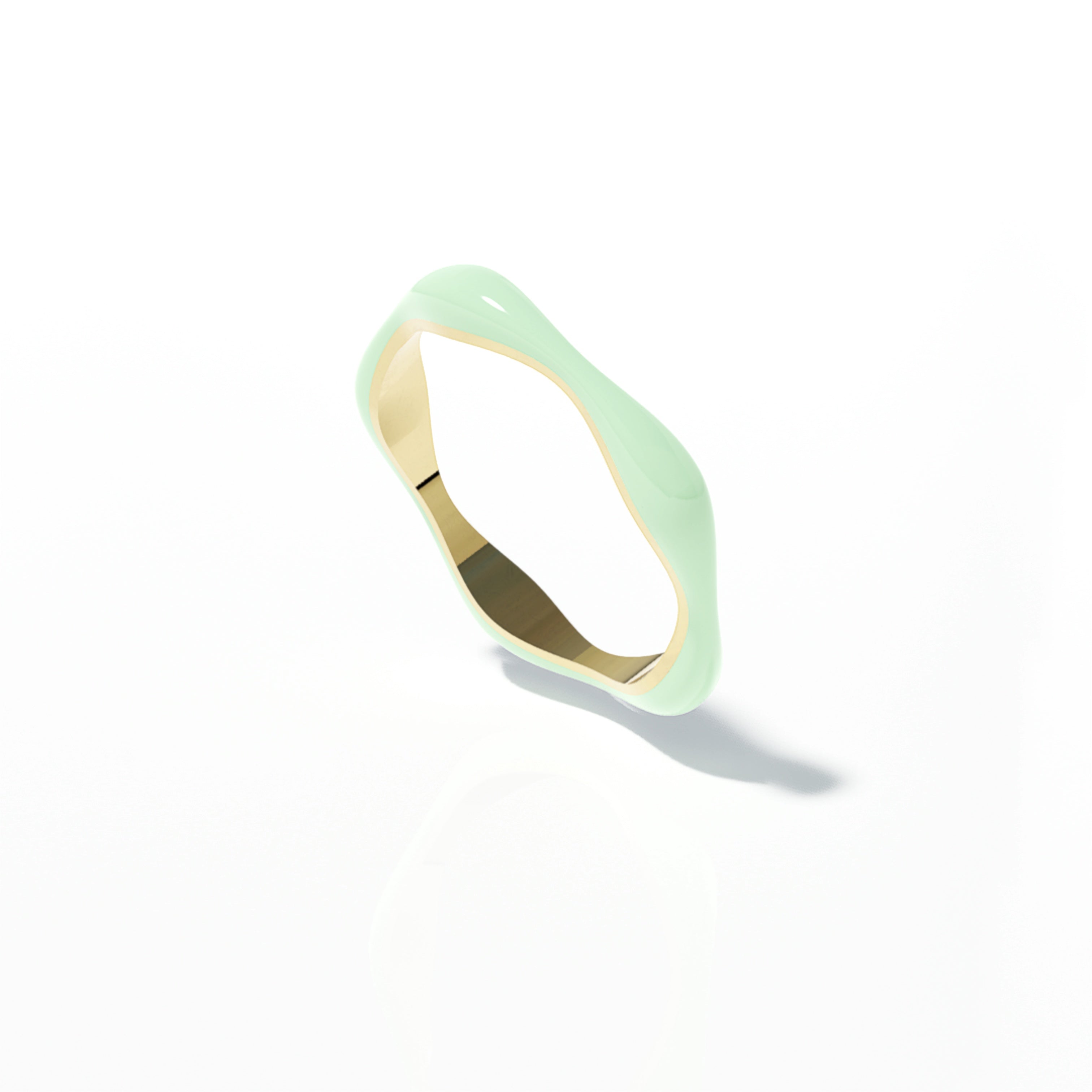 Sorbet Swirls Enamel Stacker Ring - Octonov 