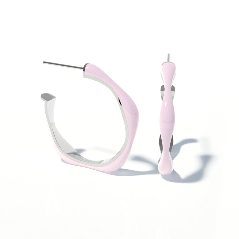 Sorbet Swirls Enamel Stacker Earring