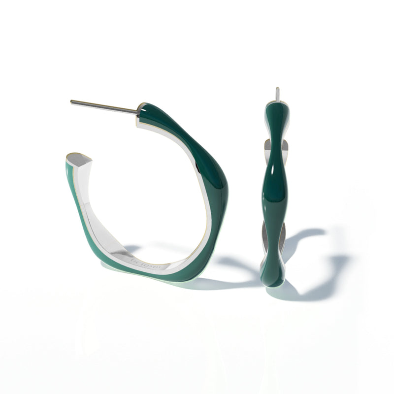 Sorbet Swirls Enamel Stacker Earring