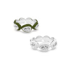 Enamel Bauble Pop Ring Duo - Octonov 