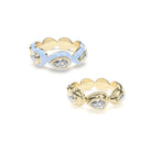Enamel Bauble Pop & Solid Ring Duo - Octonov 