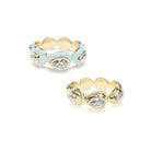 Enamel Bauble Pop & Solid Ring Duo - Octonov 