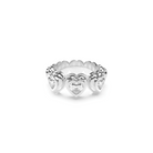 Solid Heart Bauble Pop Ring Duo - Octonov 