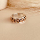Flowers of the day Handmade Fidget Spinner Ring - Octonov 