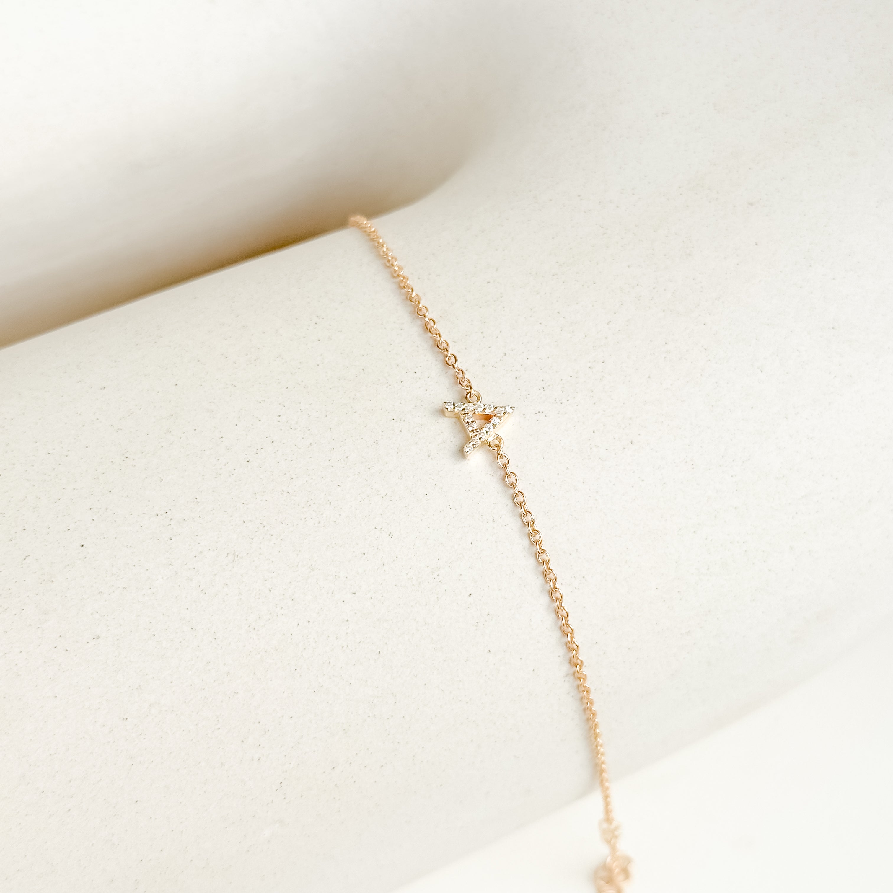 PMO® — ALPHABET BRACELET #1 SILVER PEACEMINUSONE ALPHABET BRACELET