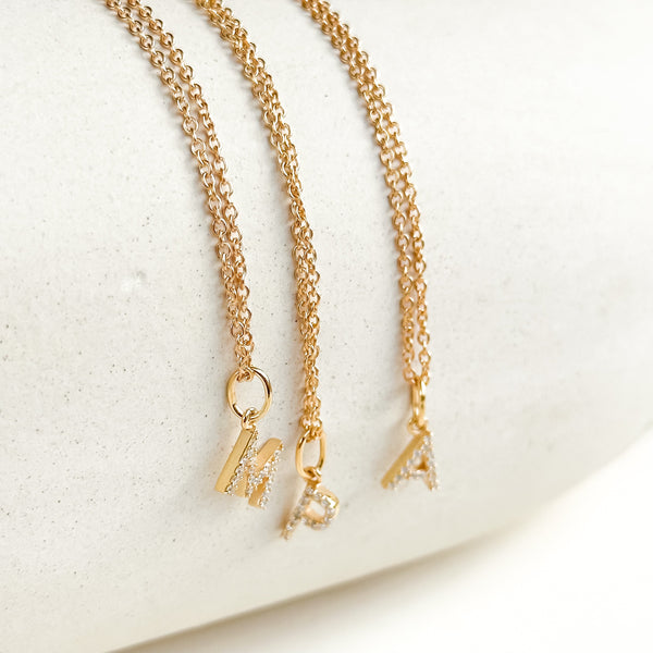 Initial Letter Necklace