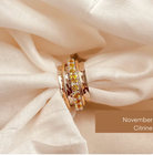 October Birthstone Eternity Spinner Ring - Octonov 