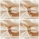 July Birthstone Eternity Spinner Ring - Octonov 