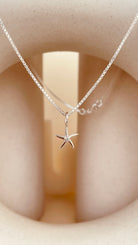 Minimal Starfish Necklace with Box Chain - Octonov 