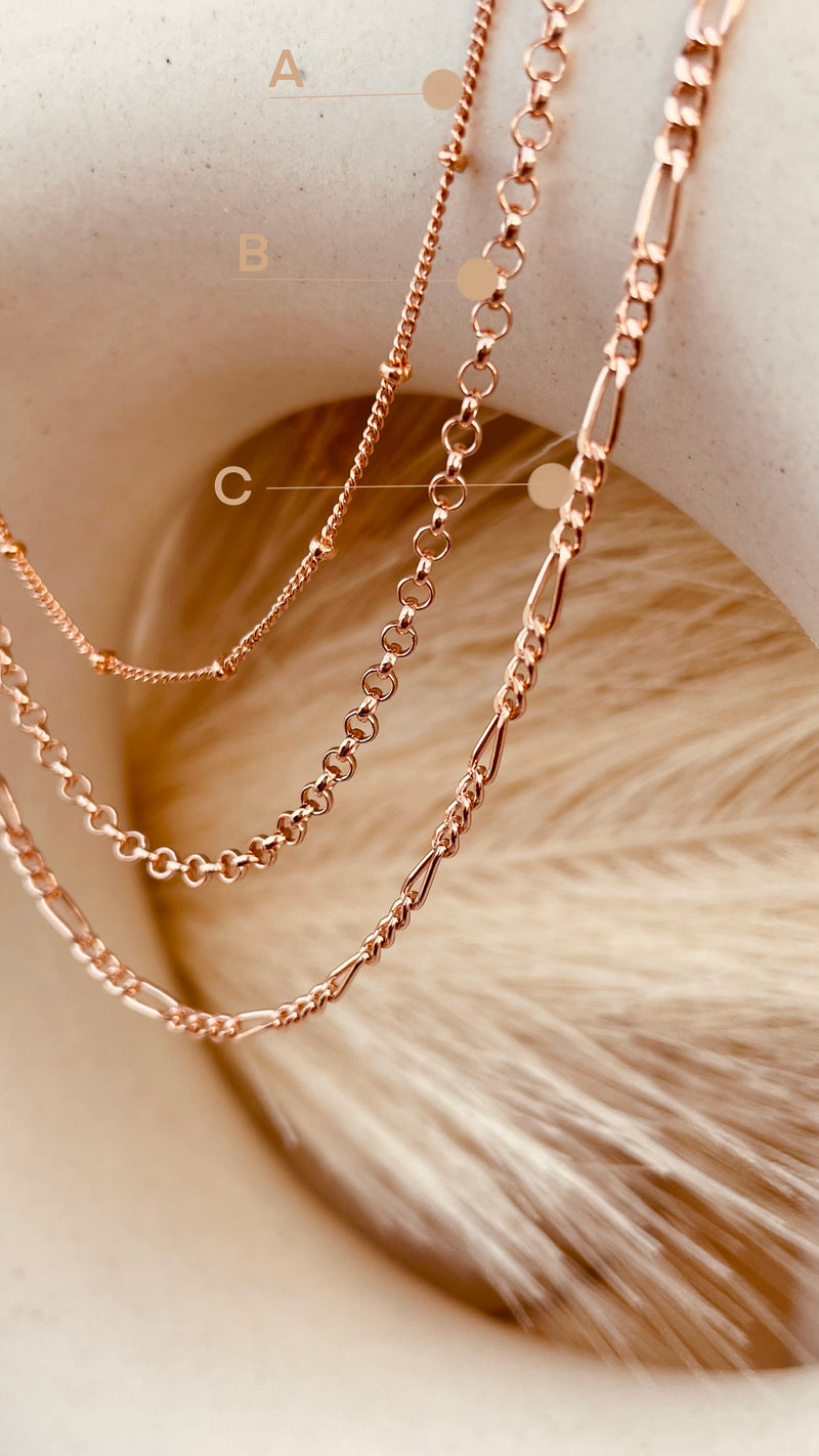 Modern Minimal Layers Trio Necklace