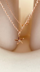 Minimal Starfish Necklace with Cable Chain - Octonov 