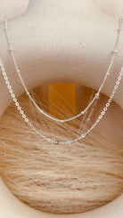 Duo of Satellite and Dainty Sitara Necklace - Octonov 
