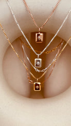 Dainty North Star Necklace with Box Chain - Octonov 