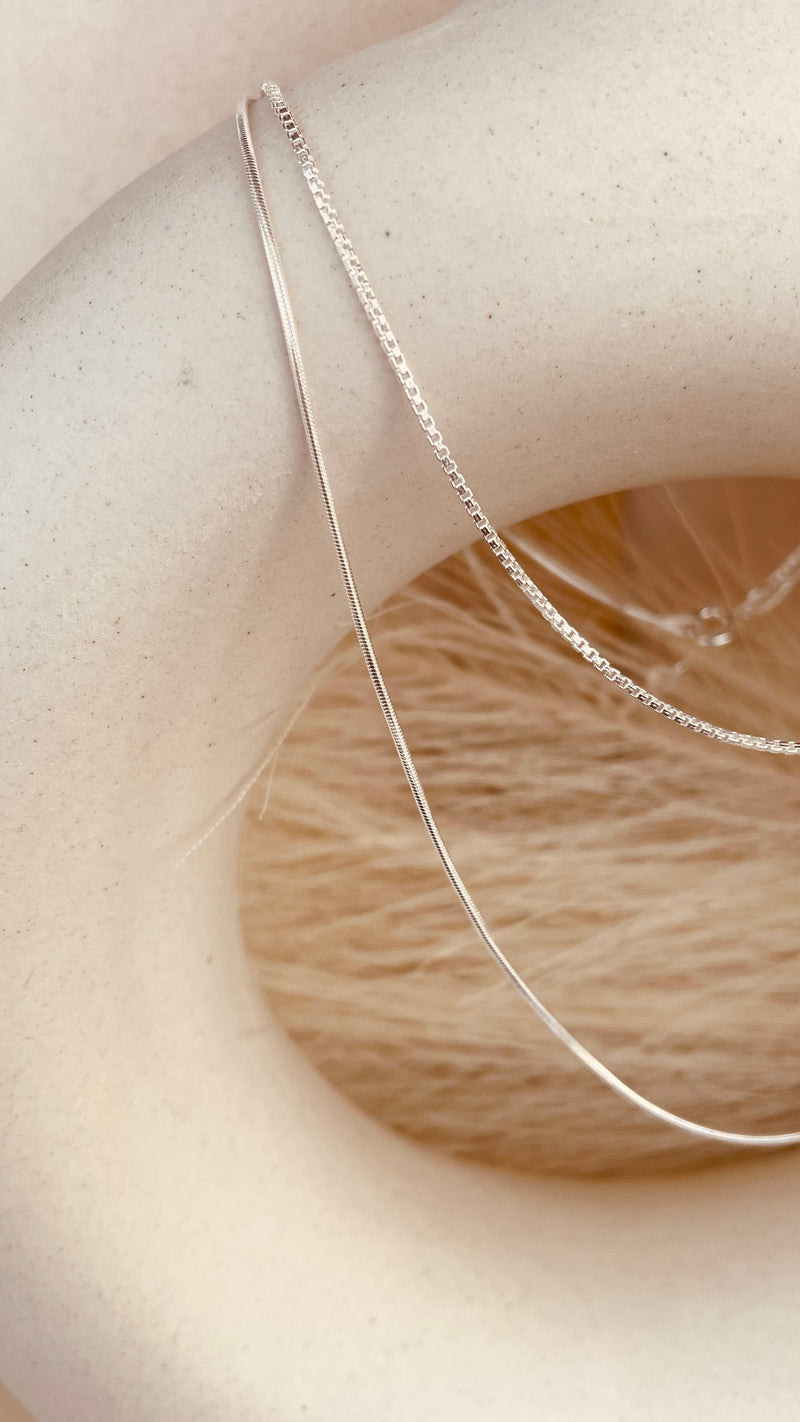 Dainty Layering Necklace Duo