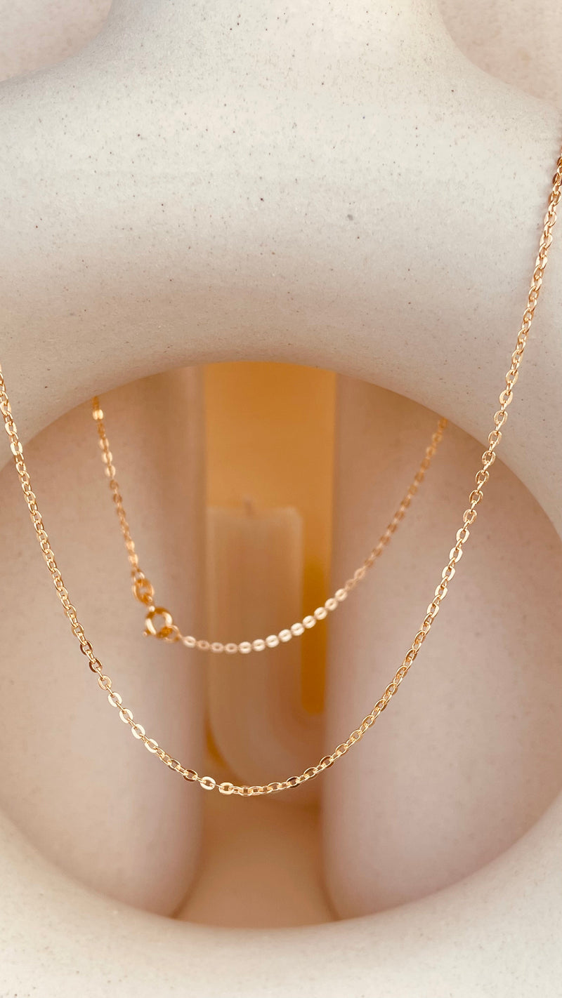 Silver Dainty Shine Sitara Chain Necklace