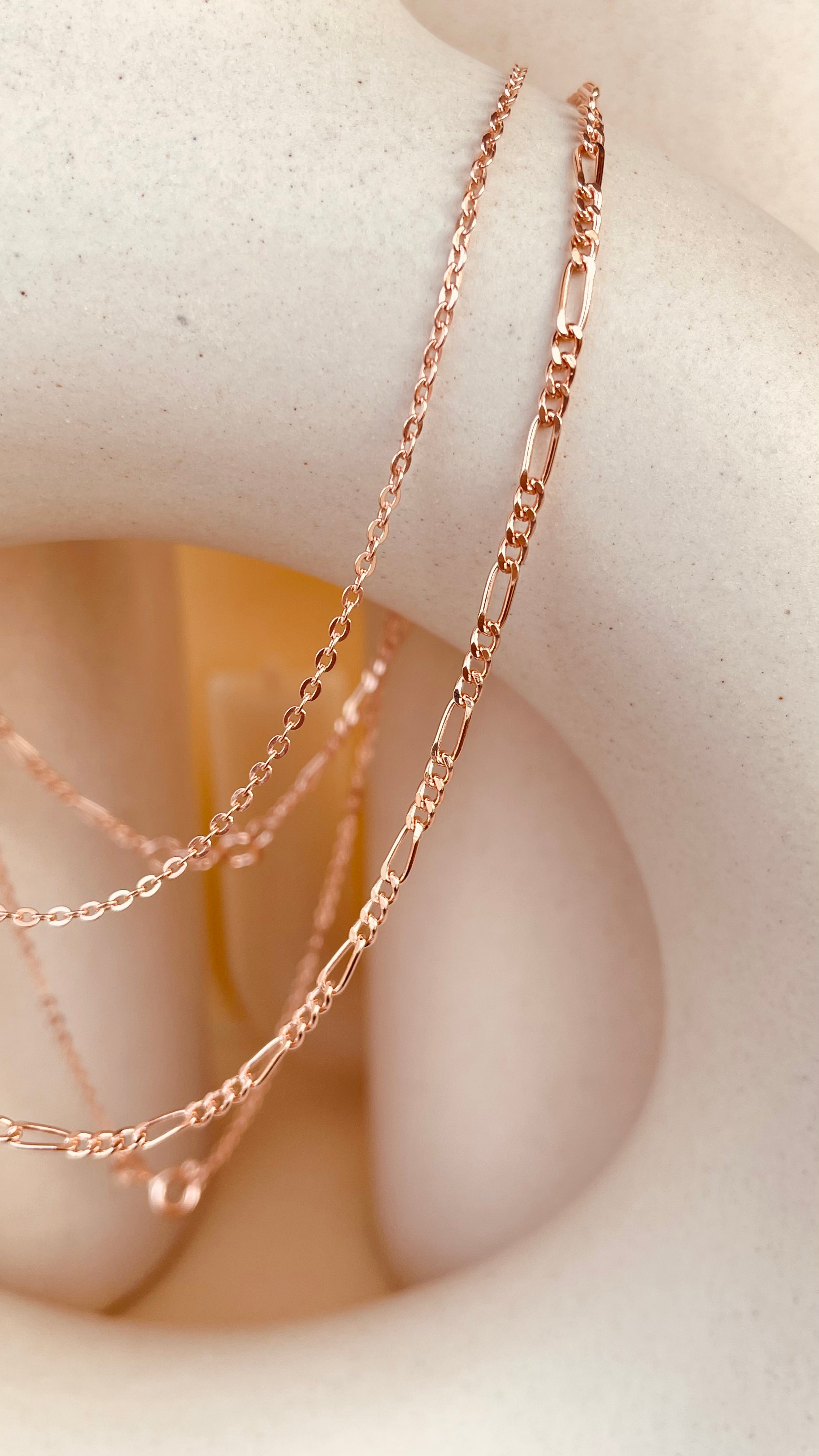 Dainty Chains Duo Necklace - Octonov 